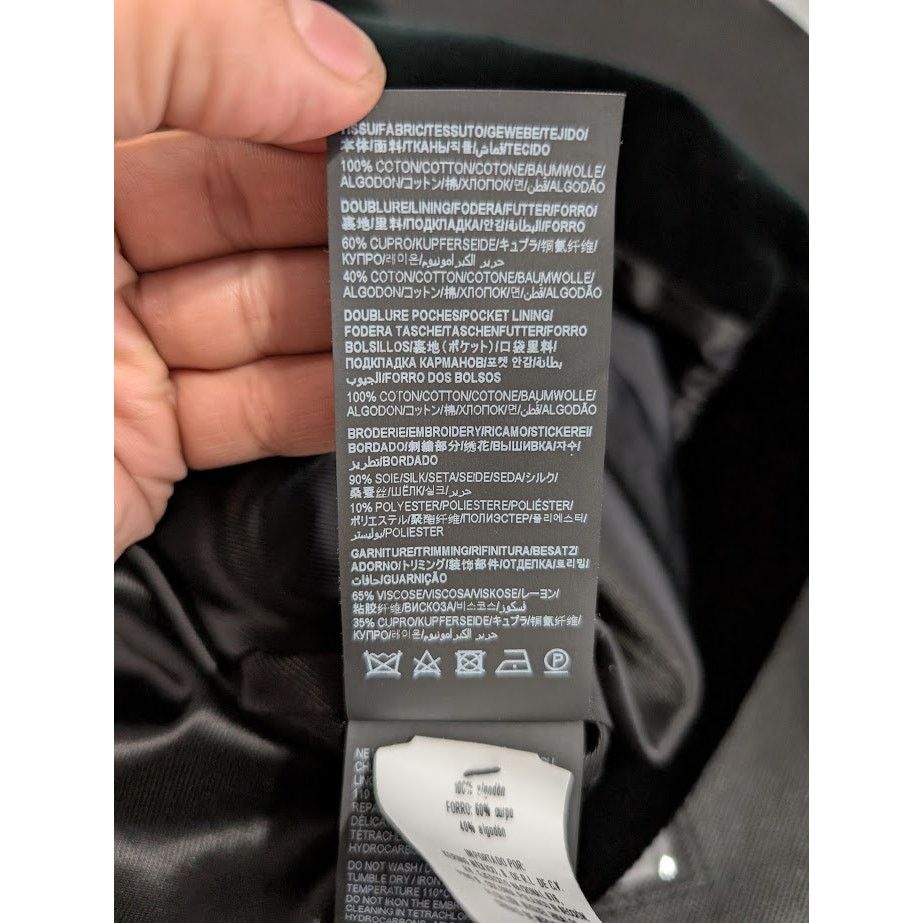 Saint Laurent Paris o1rshd1 Teddy College Cotton Jacket in Green Emerald Size US L / EU 52-54 / 3 - 17 Thumbnail