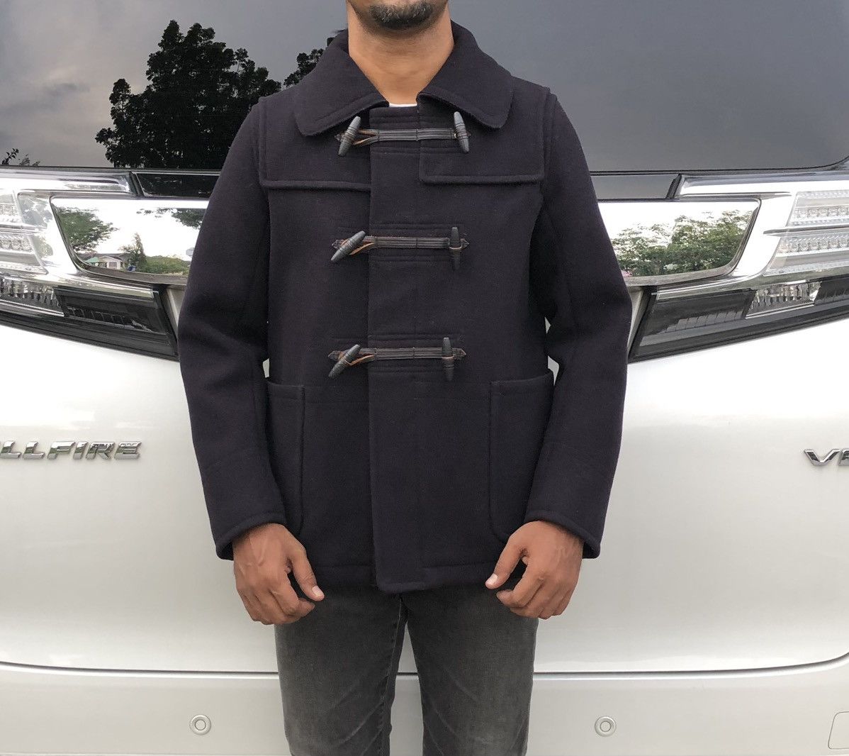 Japanese Brand Marvy Jamoke Men’s Wool Short Duffle Winter Coat Jacket Size US M / EU 48-50 / 2 - 8 Thumbnail