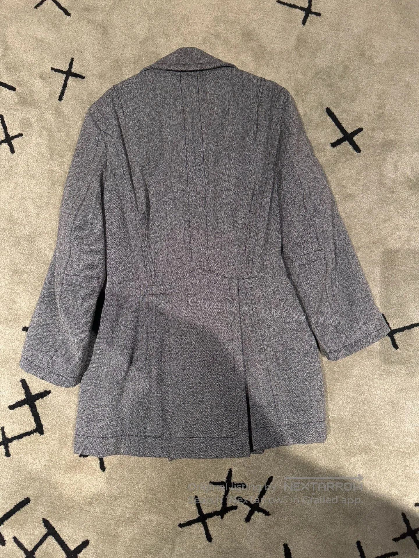 Dirk Bikkembergs Dirk Bikkembergs Long Quilted Suit Jacket. Size US S / EU 44-46 / 1 - 6 Thumbnail