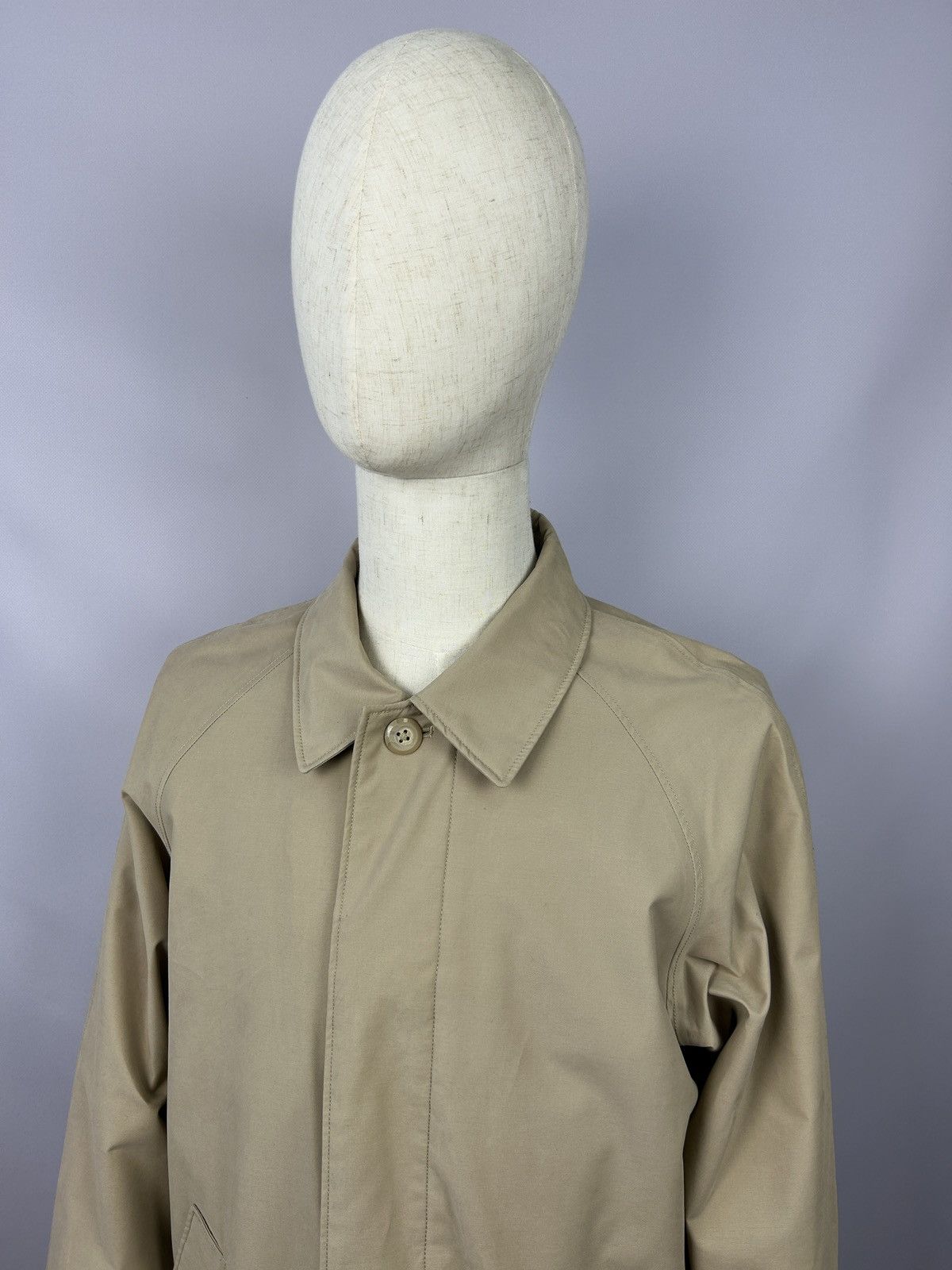 Gant GANT New Haven Nylon Cotton Beige Waterproof Rain Coat Mac Size US M / EU 48-50 / 2 - 2 Thumbnail