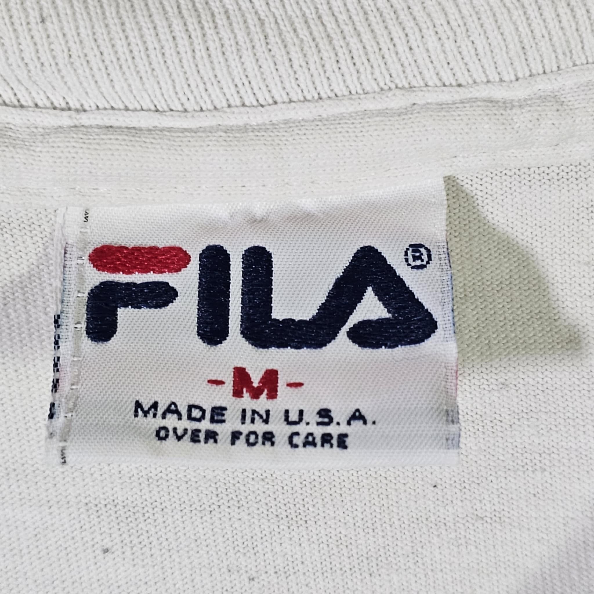 Fila × Vintage US Open Tennis Vintage 90s Fila T-Shirt Size US M / EU 48-50 / 2 - 4 Thumbnail