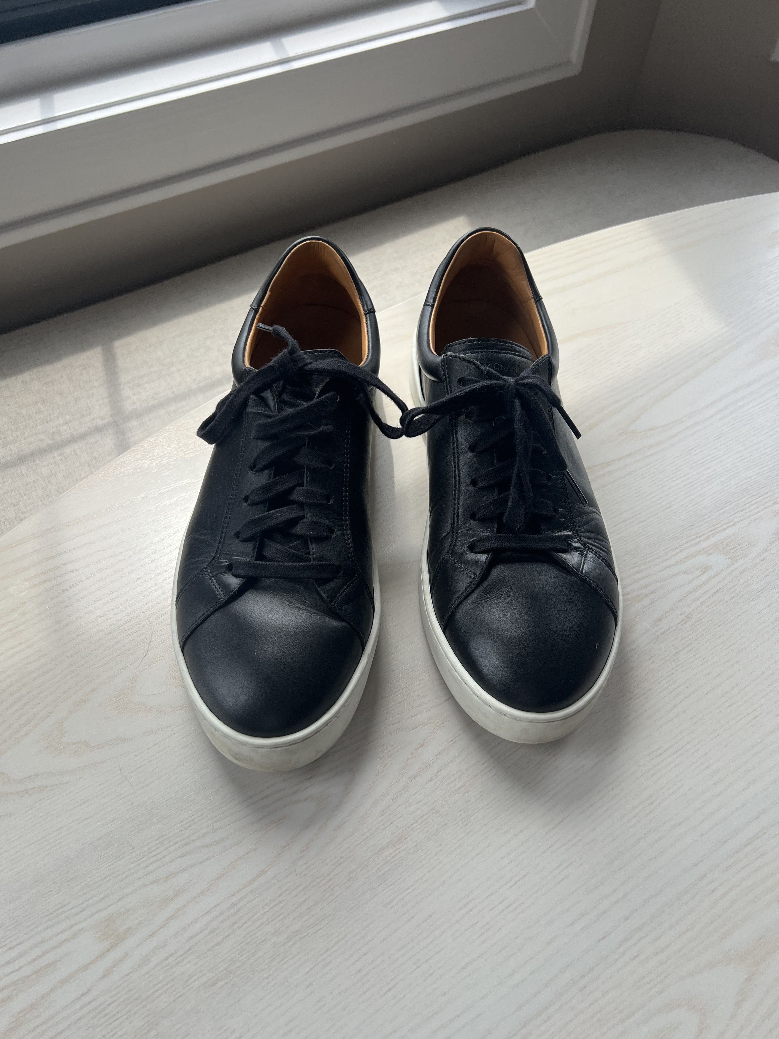 Magnanni Costa Lo Black Leather Sneaker Size US 10 / EU 43 - 1 Thumbnail