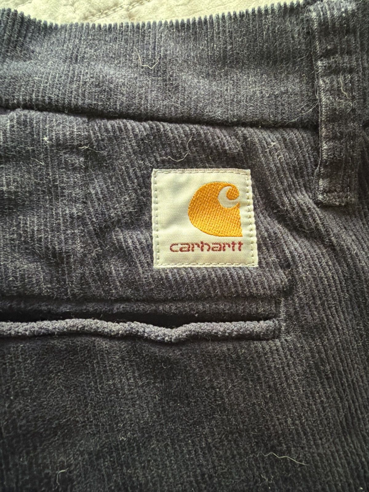 Carhartt Carhartt WIP Sid Pant Corduroy 30x32 Navy Blue Size US 30 / EU 46 - 1 Thumbnail