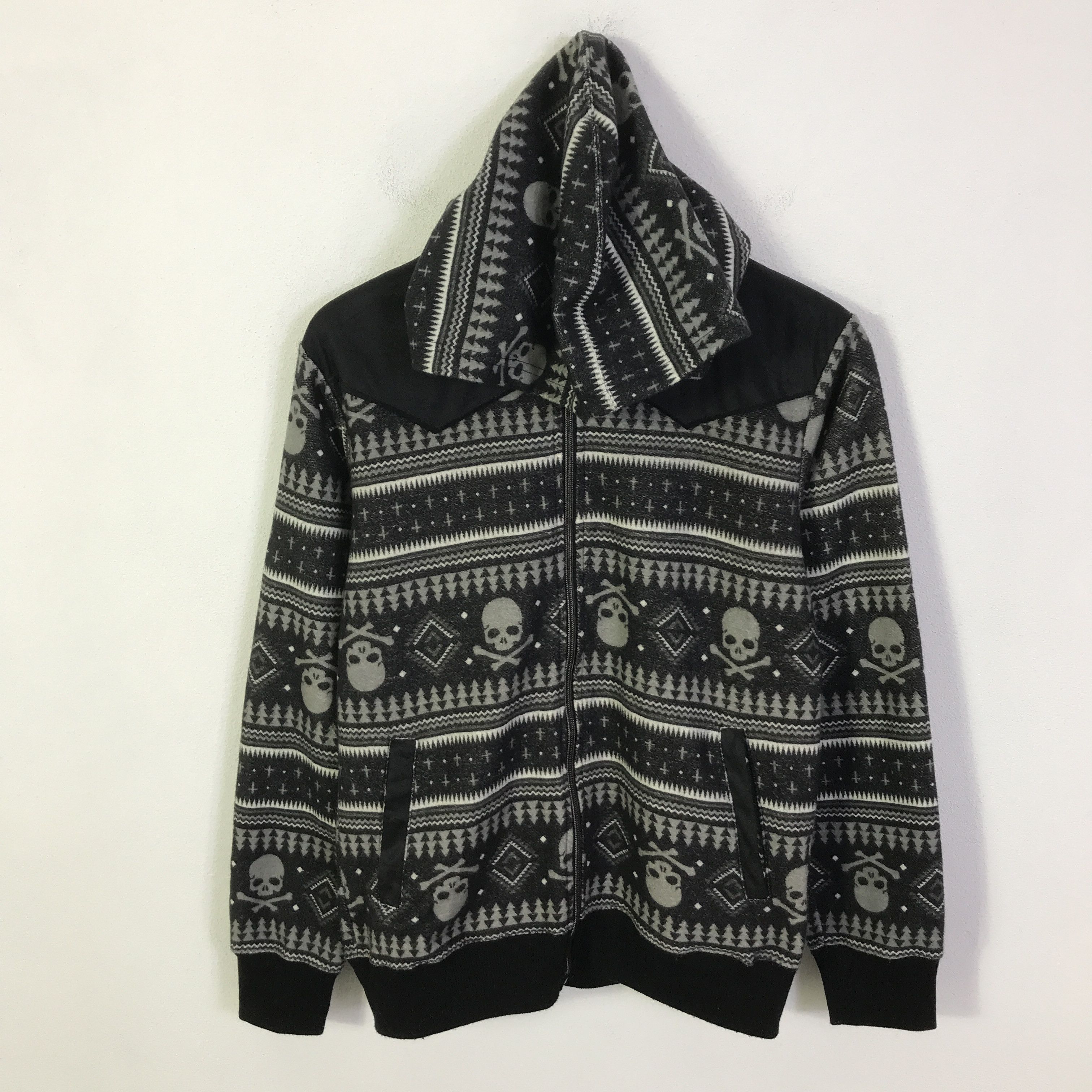 Beaumere Y2k Beaumere Skull design Hoodie jacket K103B6 Size US L / EU 52-54 / 3 - 1 Thumbnail