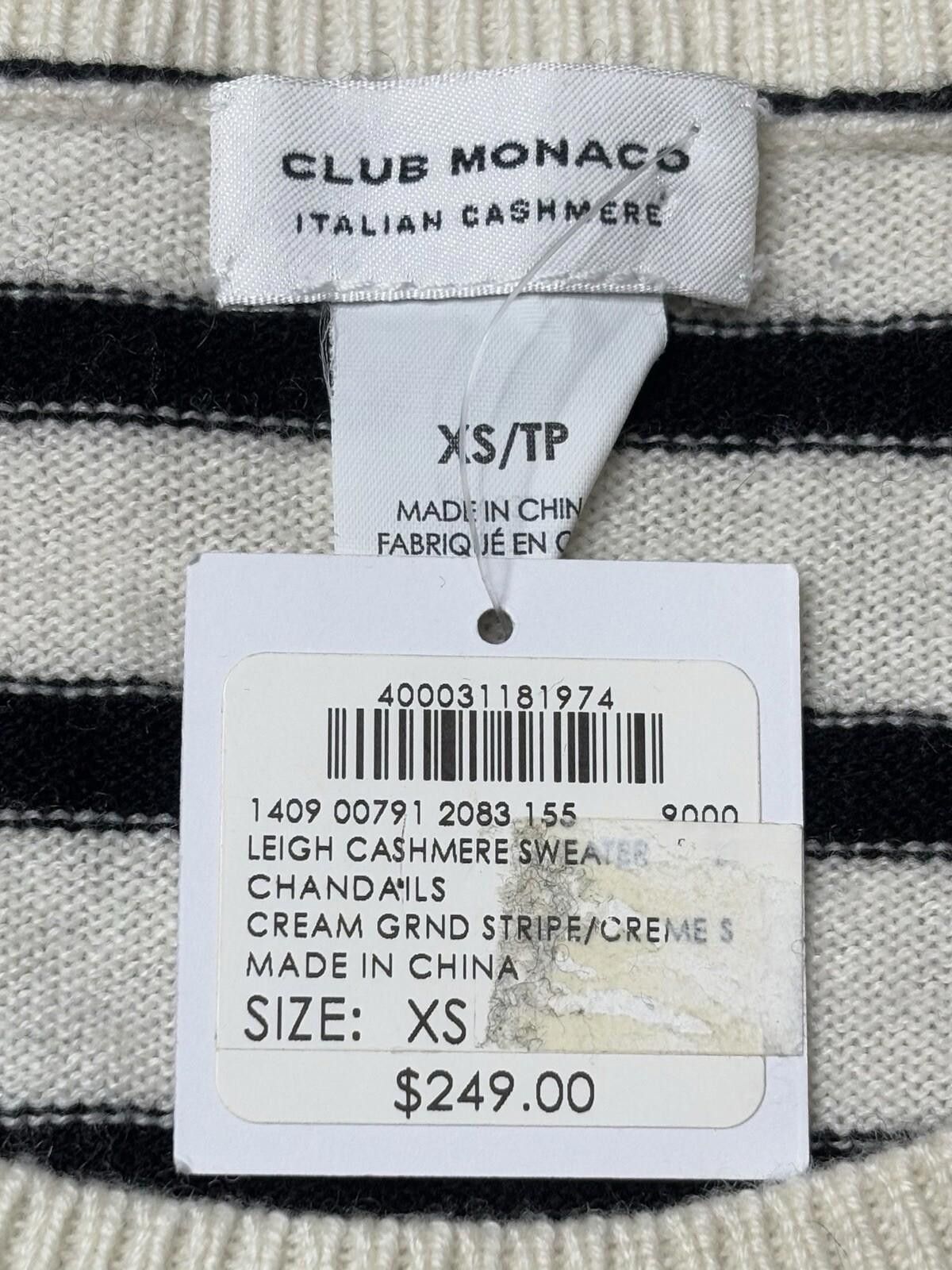 Club Monaco Club Monaco Sweater Womens XS Italian Leigh Cashmere $249 Size XS / US 0-2 / IT 36-38 - 2 Thumbnail