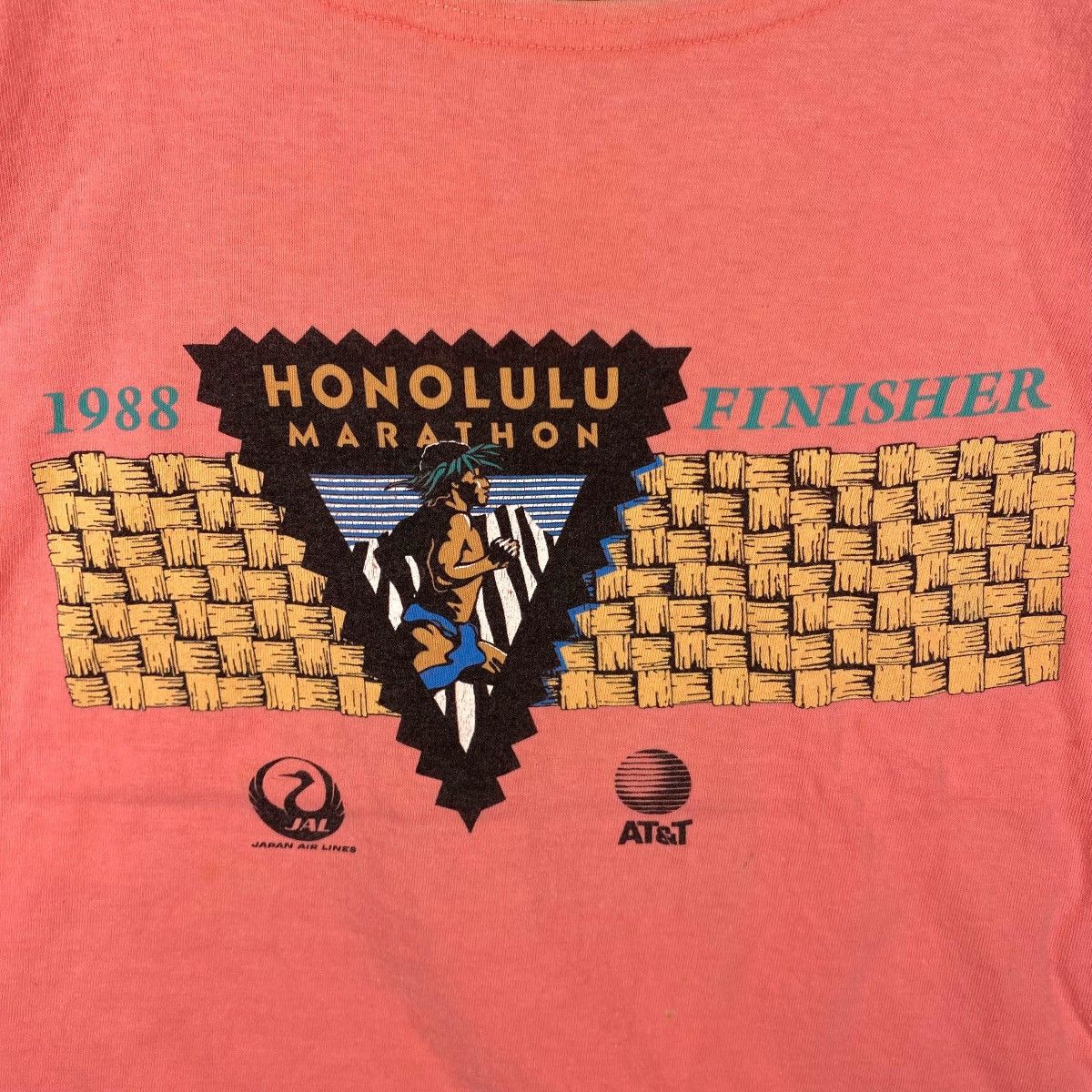 Vintage Vintage 80's HONOLULU MARATHON Finisher Graphic Women Tops Size S / US 4 / IT 40 - 2 Thumbnail