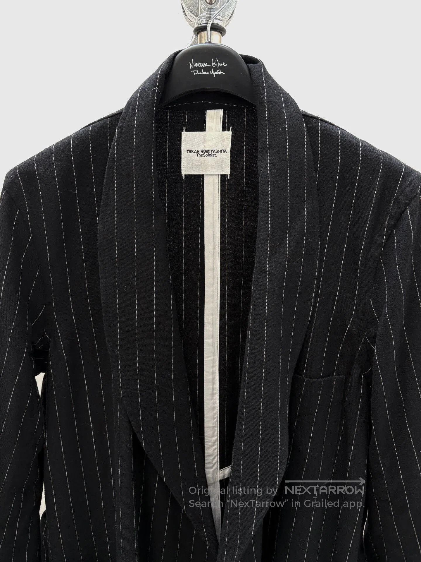 Takahiromiyashita The Soloist. THE SOLOIST AW15 Wool Robe Coat 46. Size US S / EU 44-46 / 1 - 5 Thumbnail