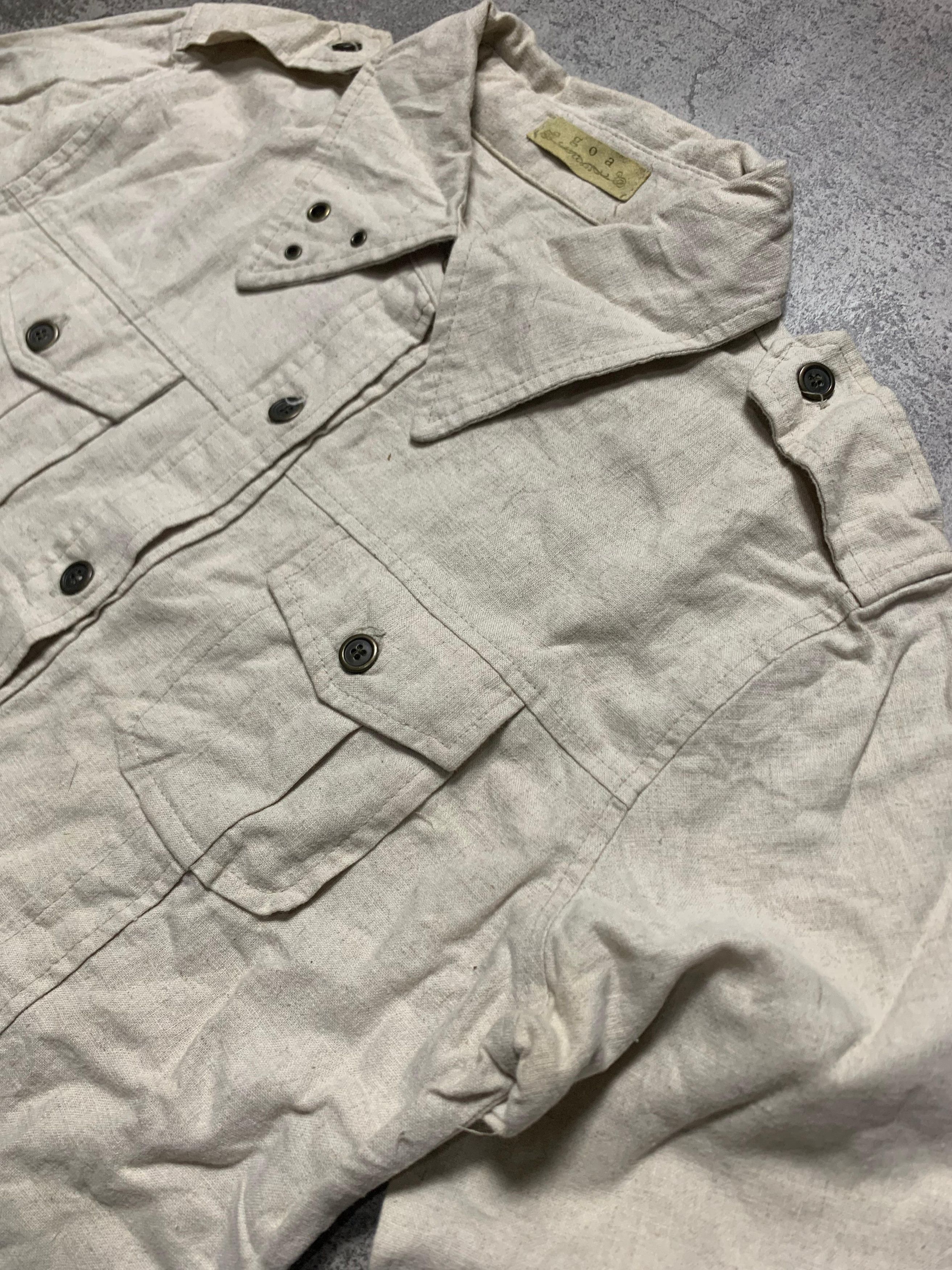 GOA 2000s GOA - Military Doble Pocket Button Up Shirt Size S / US 4 / IT 40 - 4 Thumbnail