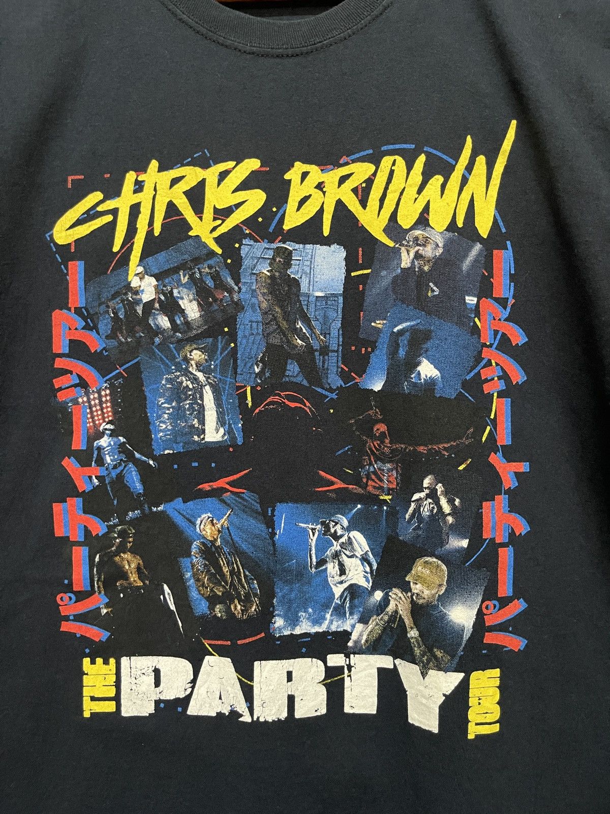 Band Tees Vintage Chris Brown The Party Tour Band Tee Size US M / EU 48-50 / 2 - 5 Thumbnail