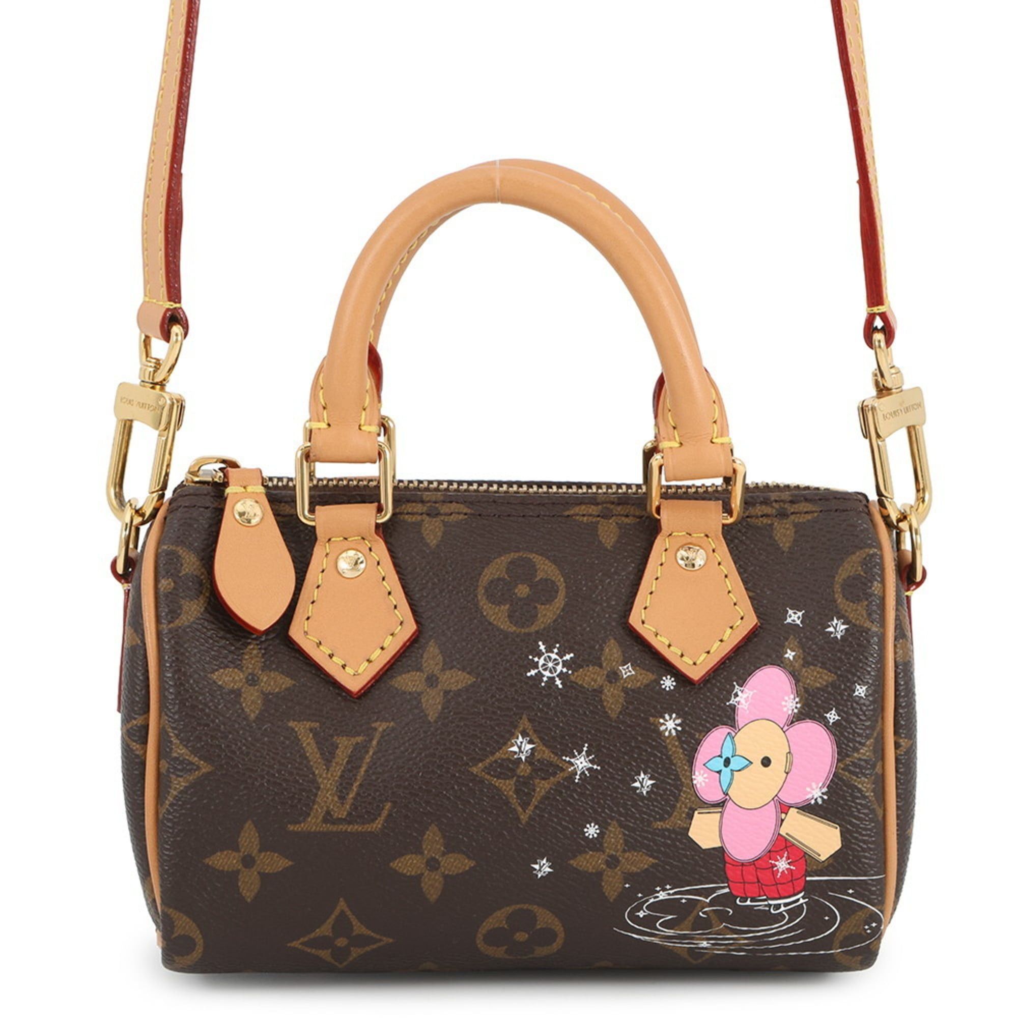 Louis Vuitton Monogram Vivienne Nano Speedy Handbag M82624 2-way shoulder bag