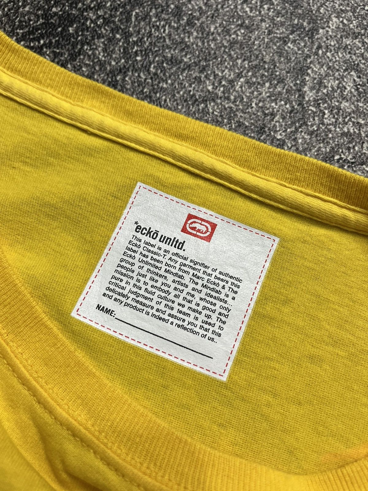 Ecko Unltd. Vintage Ecko Unltd Y2K Yellow T-Shirts Size US XXL / EU 58 / 5 - 5 Thumbnail