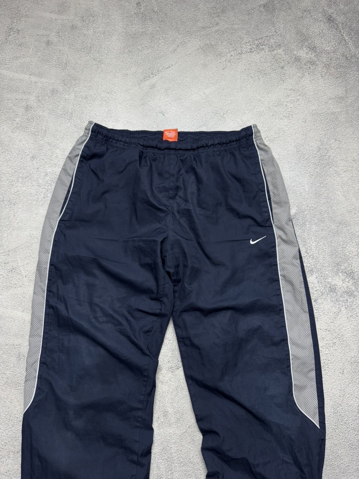 Nike Vintage Y2K Nike Nylon Mini Swoosh Drill Pants 00’s Size US 32 / EU 48 - 2 Thumbnail