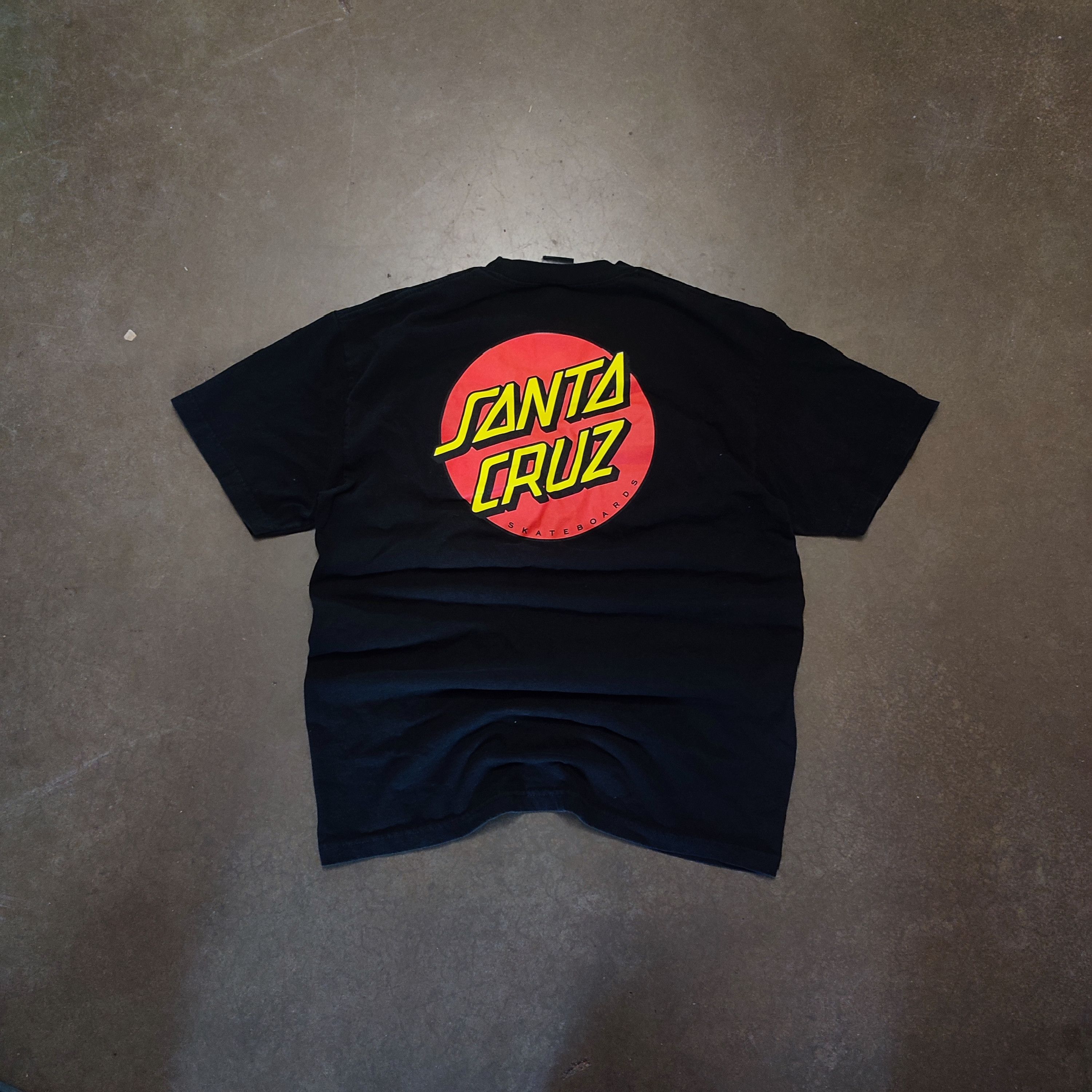 Santa Cruz Skateboards Santa Cruz Boys Large T-Shirt – Black Size US M / EU 48-50 / 2 - 1 Thumbnail