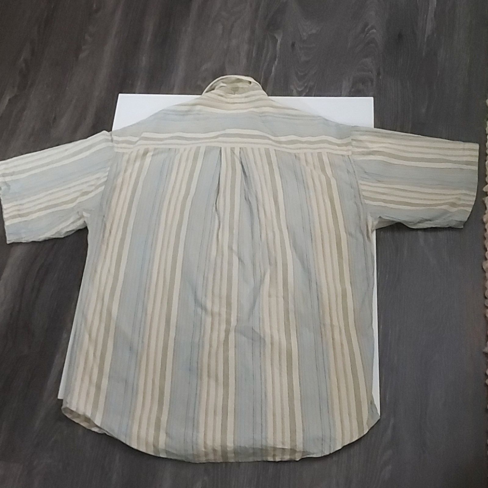 Club Room Club Room Short Sleeve Striped Shirt M Casual Academia Size US M / EU 48-50 / 2 - 4 Thumbnail