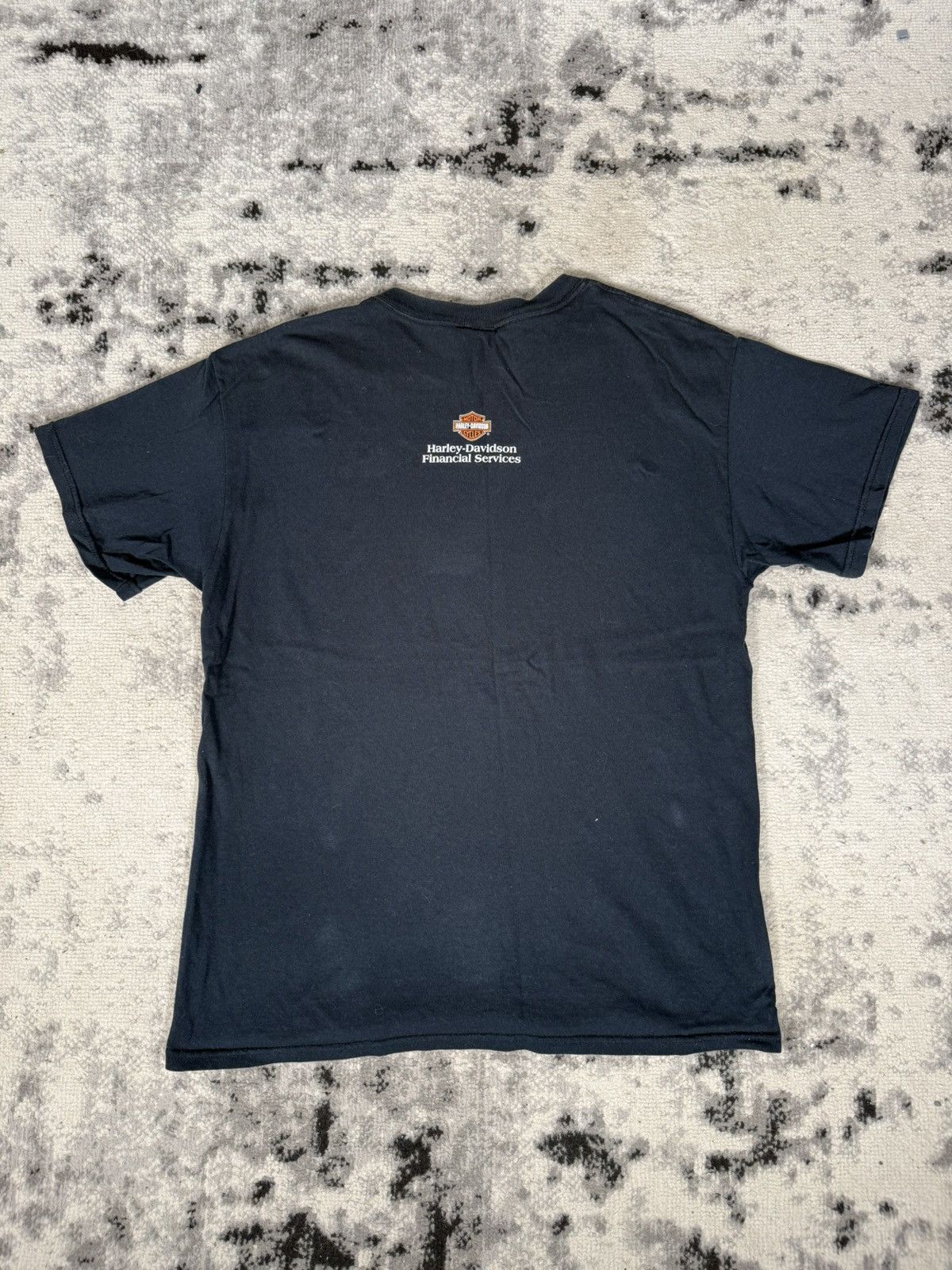 Harley Davidson Y2K 2005 Harley Davidson Financial Services Biker T-Shirt Size US L / EU 52-54 / 3 - 2 Thumbnail