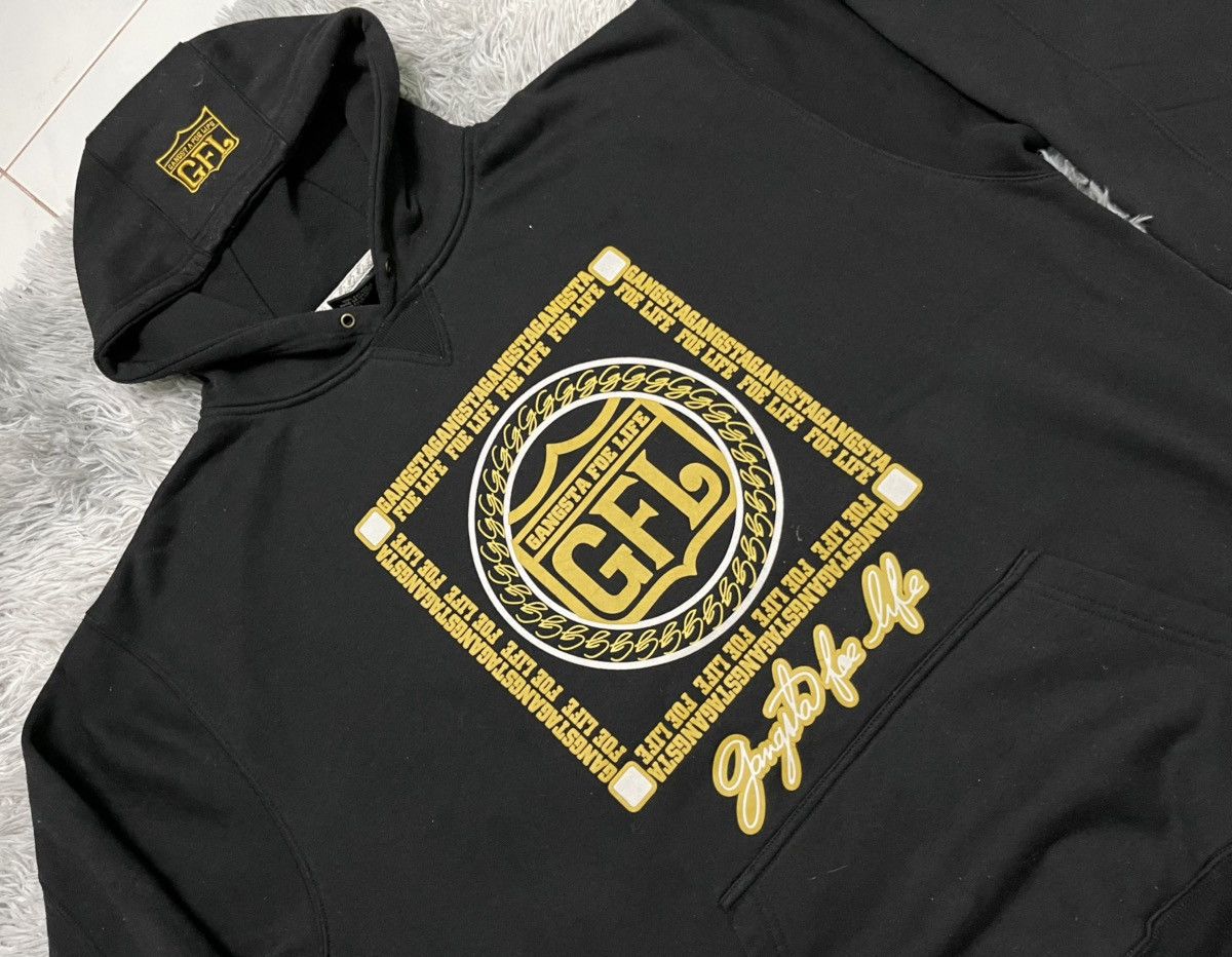 Rap Tees 2000s GANGSTA FOE LIFE SNOOP DOG STYLE CREWNECK Size US XL / EU 56 / 4 - 6 Thumbnail