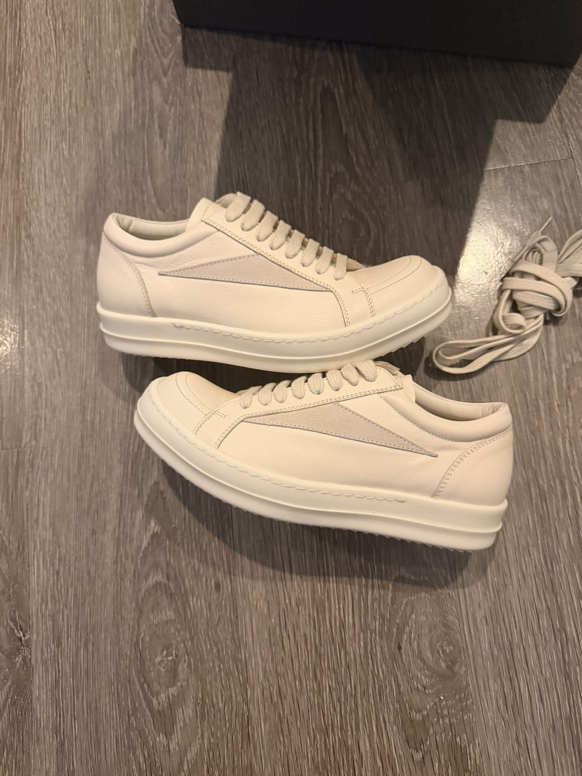 Rick Owens Rick Owens Triple Milk Vintage Sneaks Vans Size 36.5 New Size US 5 / EU 37 - 2 Thumbnail