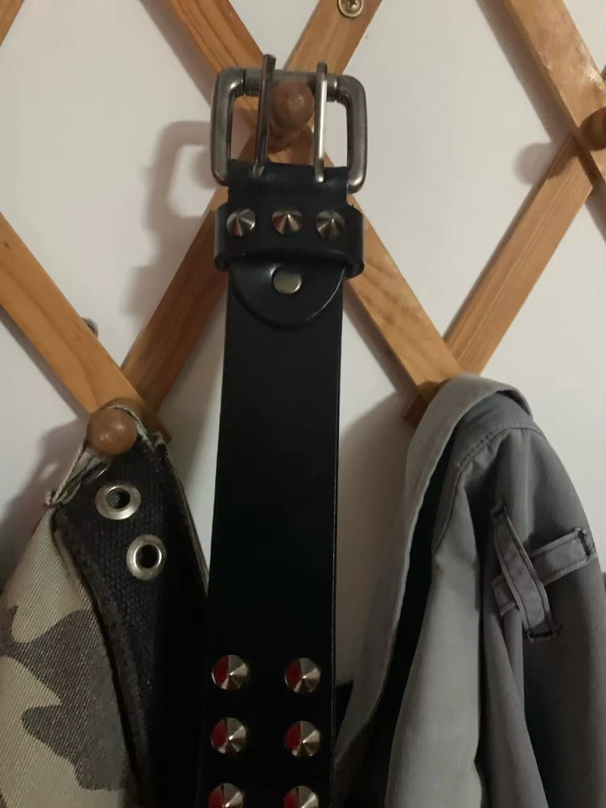 Leather Skull Studded Punk VS Cowboy Belts Size ONE SIZE - 5 Thumbnail