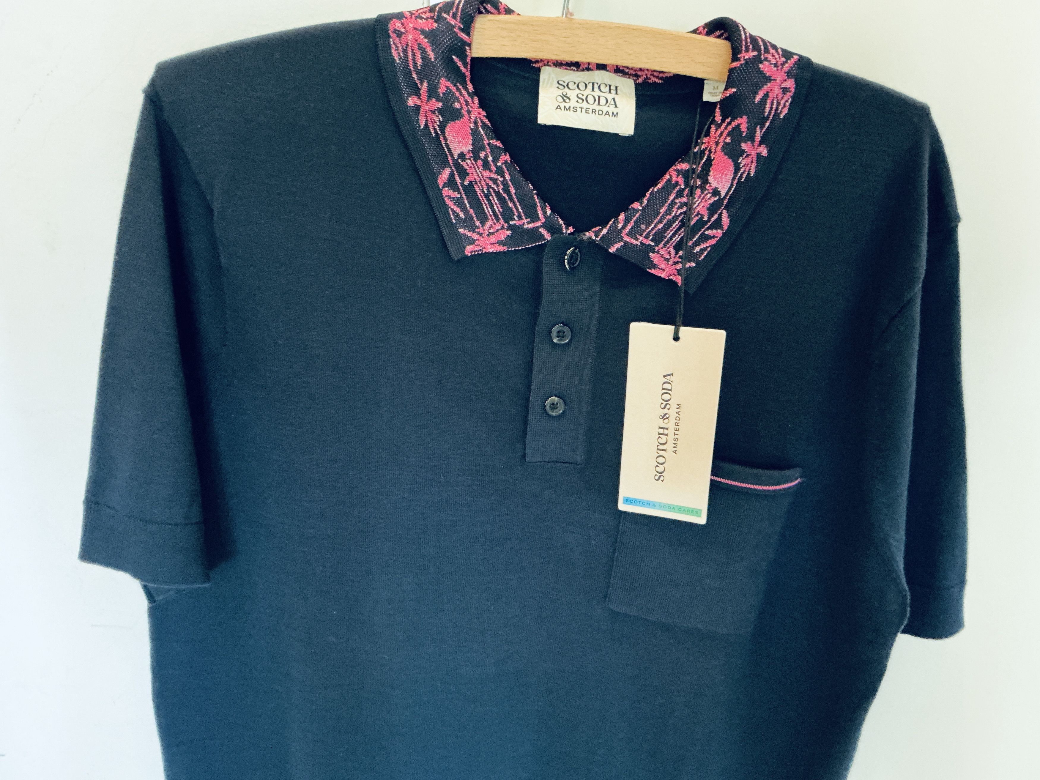 Scotch & Soda Scotch & Soda Embroidered Collar Polo — NWT — Size M Size US M / EU 48-50 / 2 - 3 Thumbnail