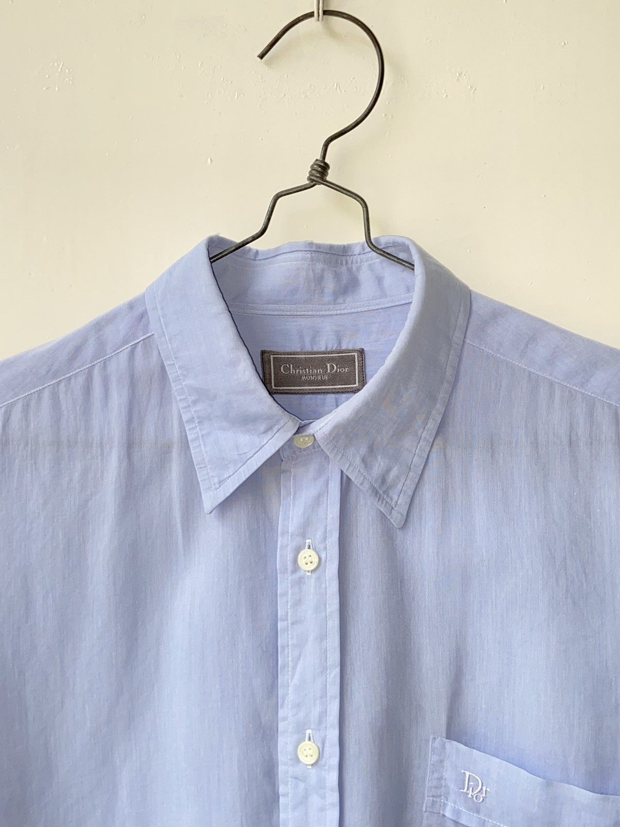 Christian Dior Monsieur Christian Dior Monsieur Blue Shirt Size US M / EU 48-50 / 2 - 12 Thumbnail