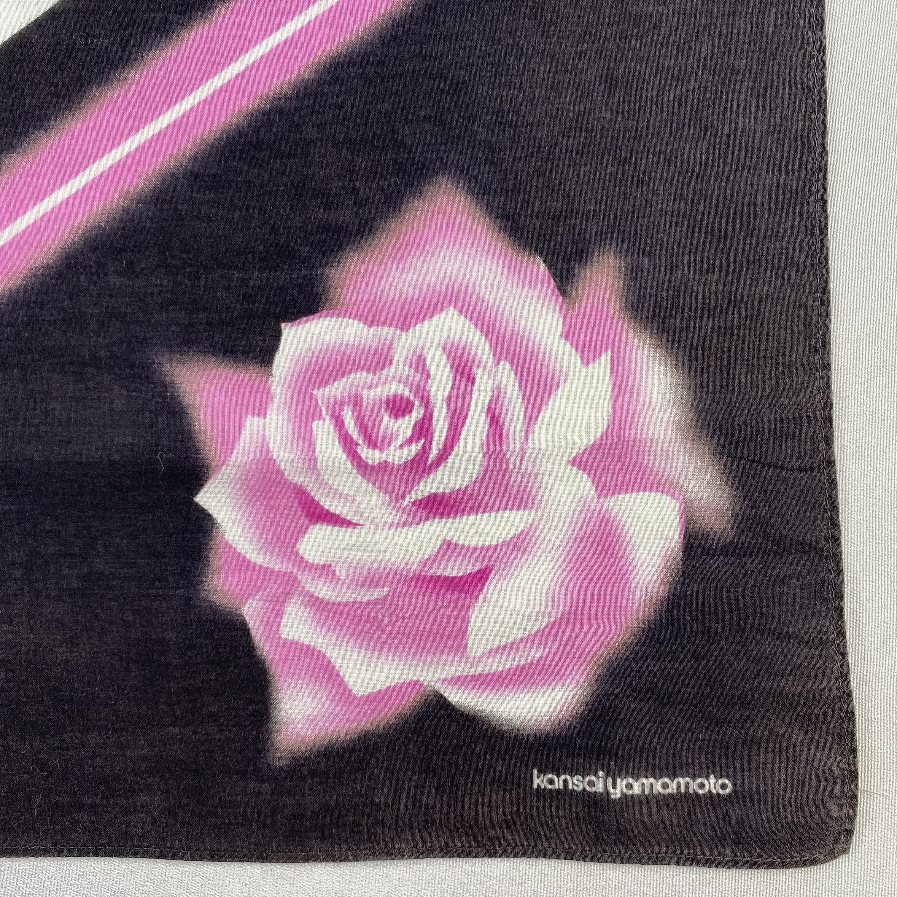 Kansai Yamamoto × Vintage Kansai Yamamoto Neckerchief / Bandana / Handkerchief-P1066 Size ONE SIZE - 3 Thumbnail