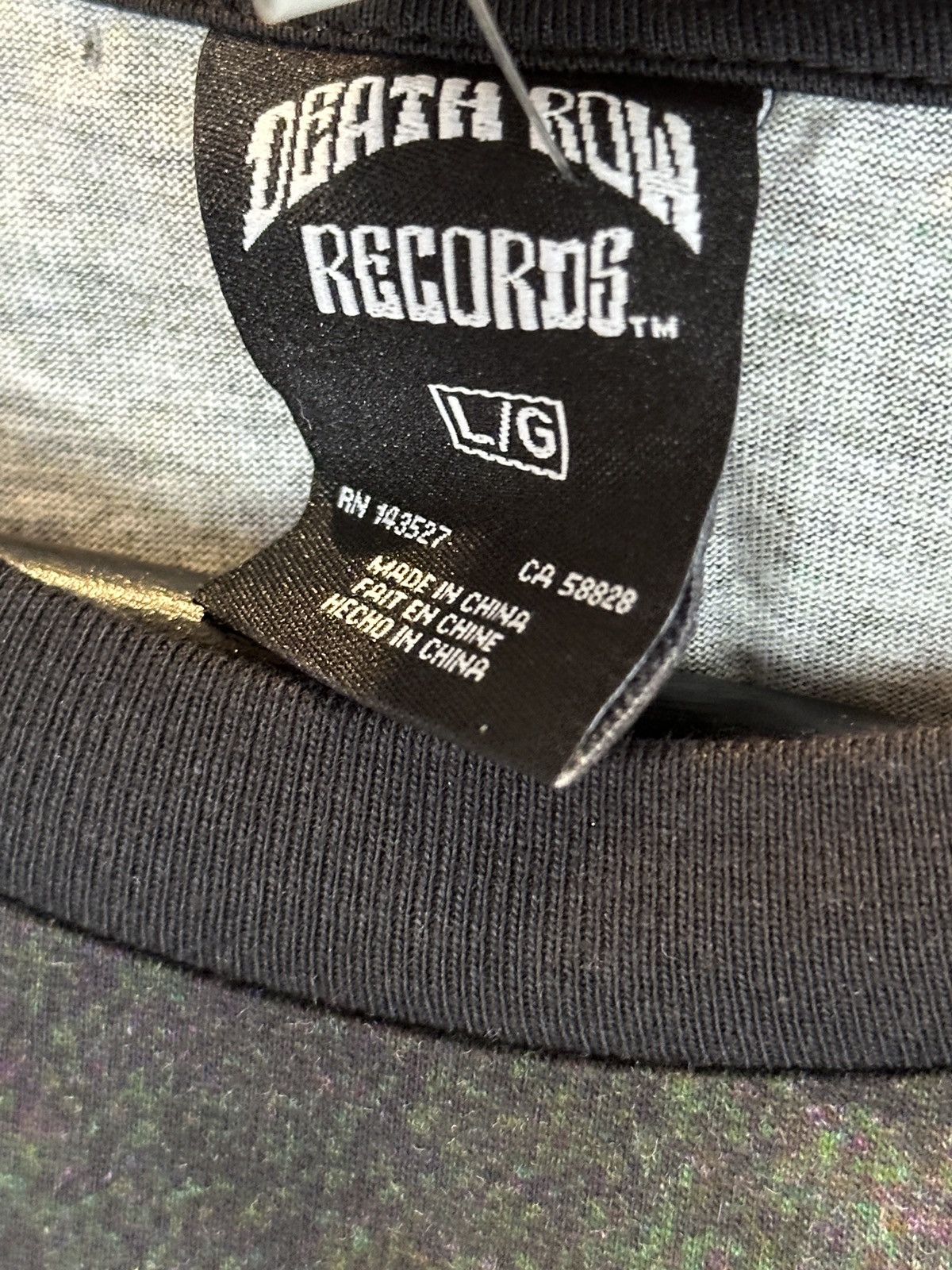 Death Row Records × Rap Tees × Snoop Dogg RARE* New Death Row Records Snoop Dogg Concert AOP Rap Shirt Size US L / EU 52-54 / 3 - 5 Thumbnail
