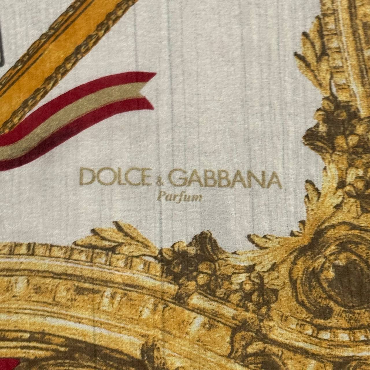Dolce & Gabbana Vintage Dolce & Gabbana Parfums Silk Scarf Size ONE SIZE - 4 Thumbnail