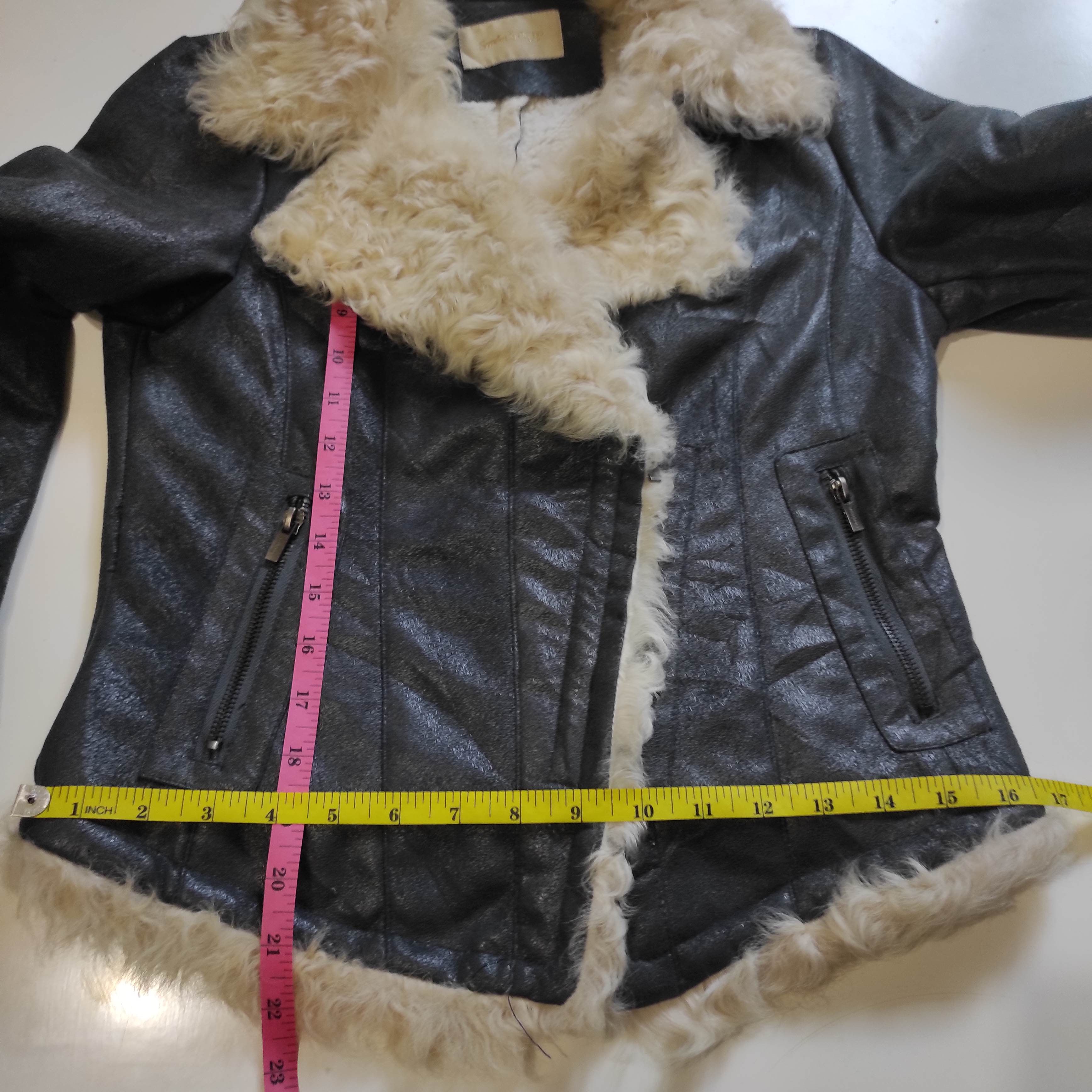 If Six Was Nine Sweet SOUP Fur Jacket ifsixwasnine lgb Style Size S / US 4 / IT 40 - 20 Thumbnail