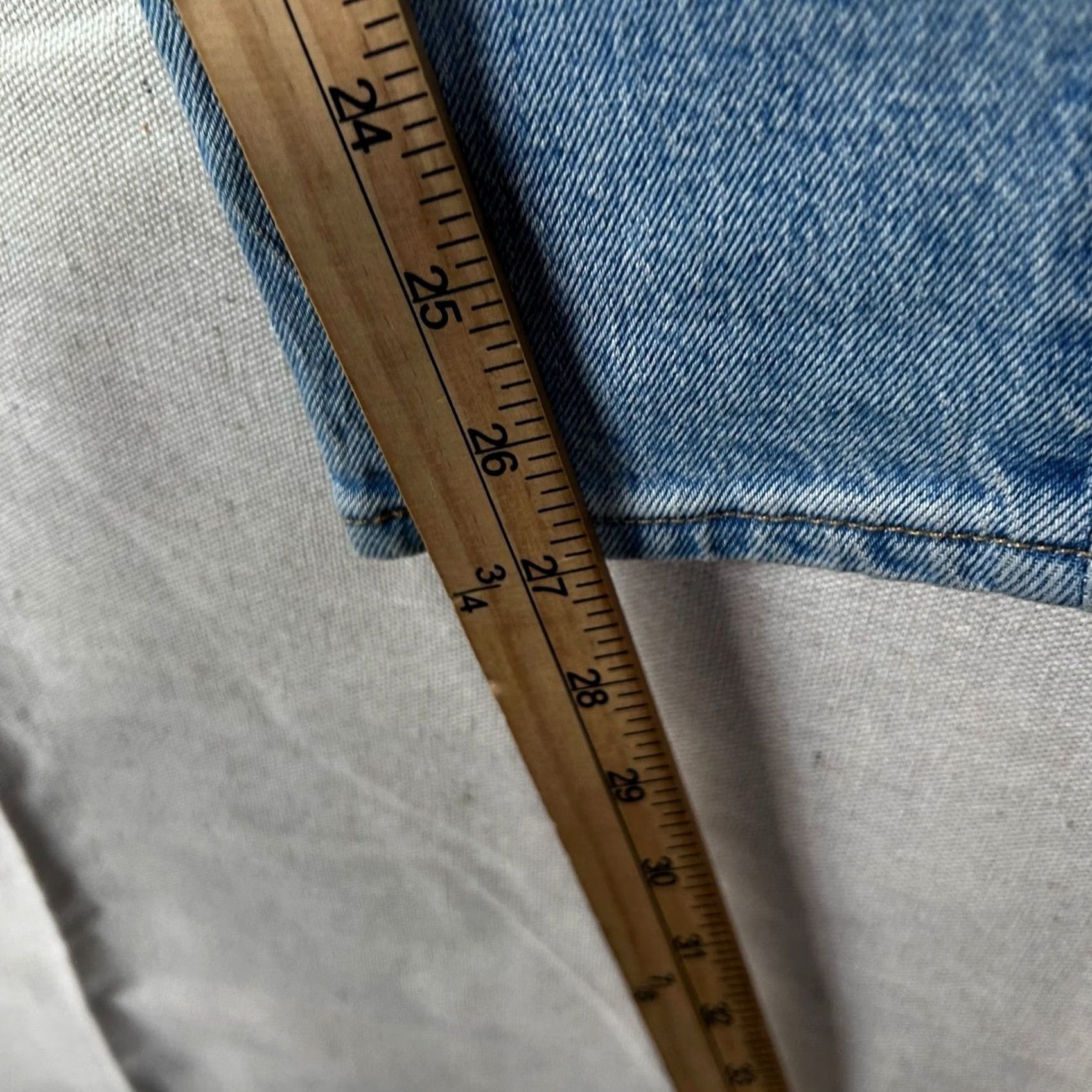 Vintage Levis Premium Wedgie Straight Jeans Womens 25 Medium Wash Blue 22861-0098 Size 42" / US 20 - 5 Thumbnail