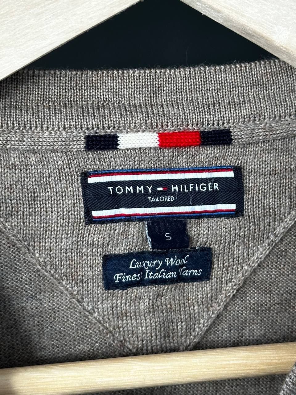 Designer × Tommy Hilfiger Tommy Hilfiger Brown Pure Wool Sweater Size US S / EU 44-46 / 1 - 6 Thumbnail