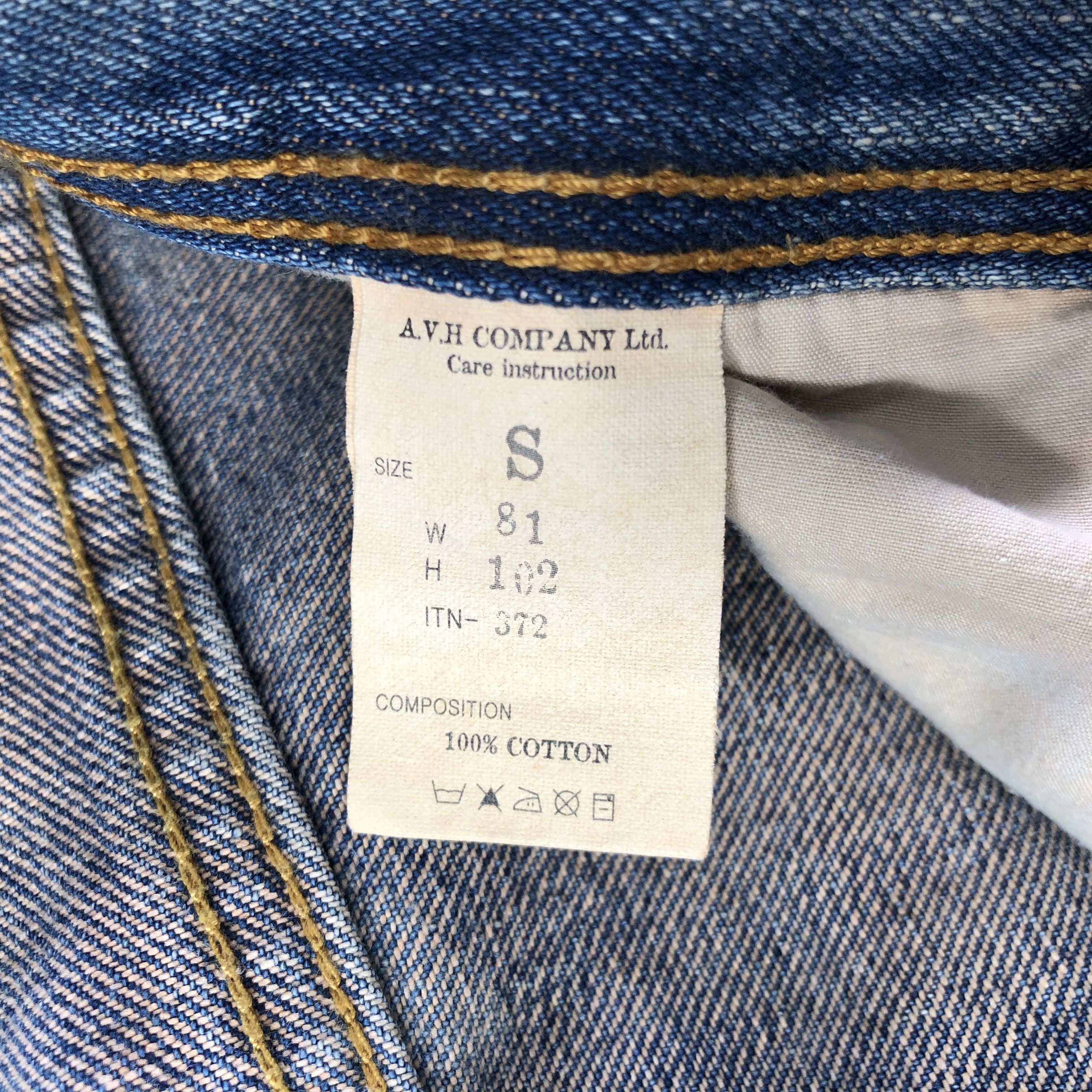 Japanese Brand Japanese Brand A.V.H Jeans Acid Wash Denim -J2832 Size US 31 - 9 Thumbnail