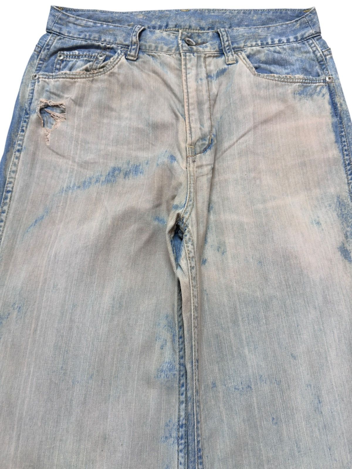 GOA Vintage GOA NiMES Baggy Wide Leg Mudwash Soft Denim Size US 28 / EU 44 - 2 Thumbnail