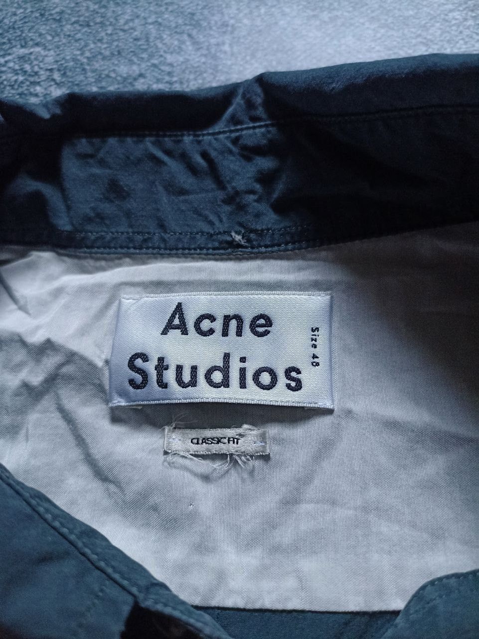Acne Studios AW14 Acne Studios Men’s Isherwood Pop Shirt Grey Size US M / EU 48-50 / 2 - 9 Thumbnail