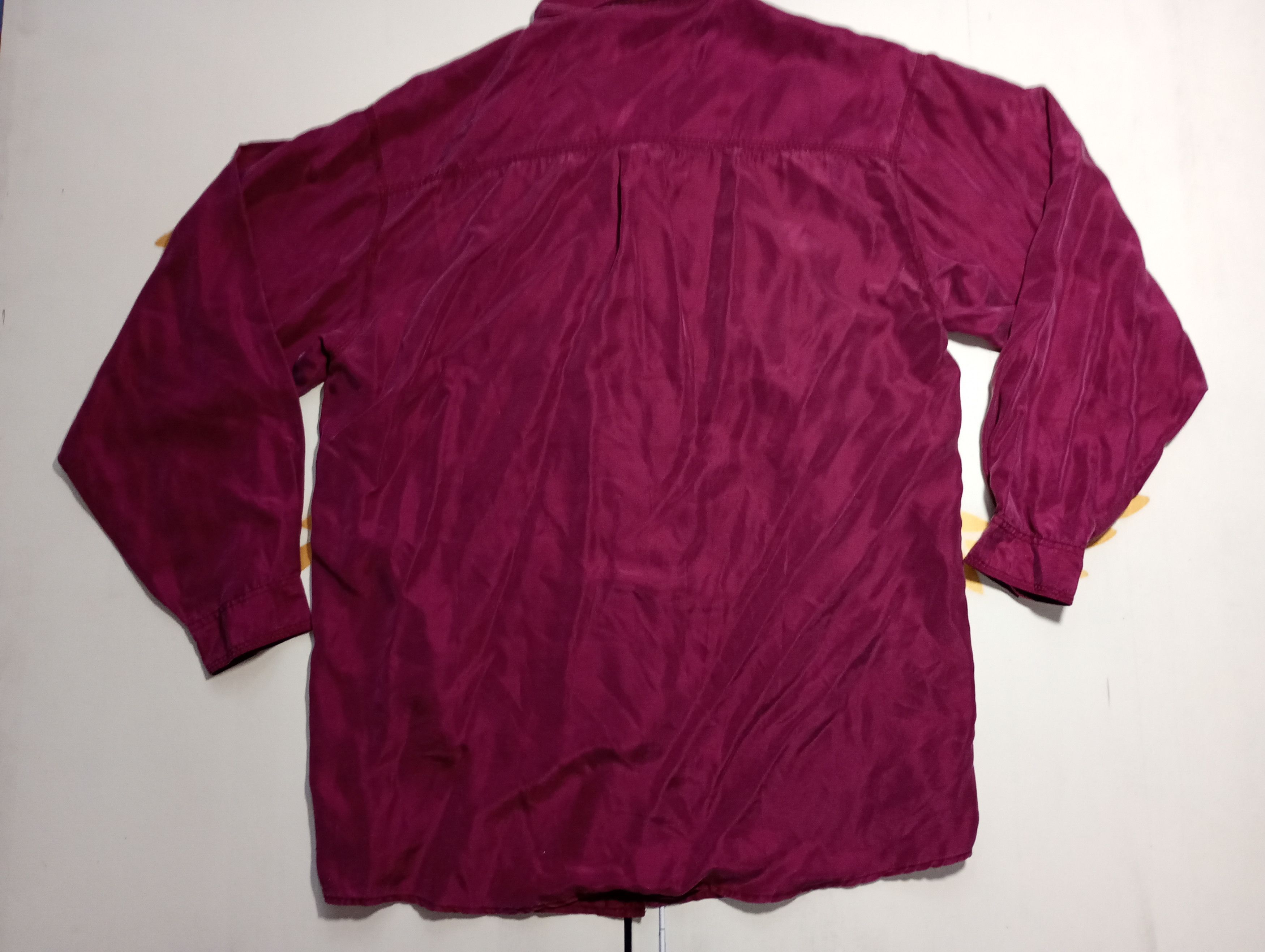 Vintage Mani 100% Silk Shirt Vintage 90's Size US XL / EU 56 / 4 - 10 Thumbnail