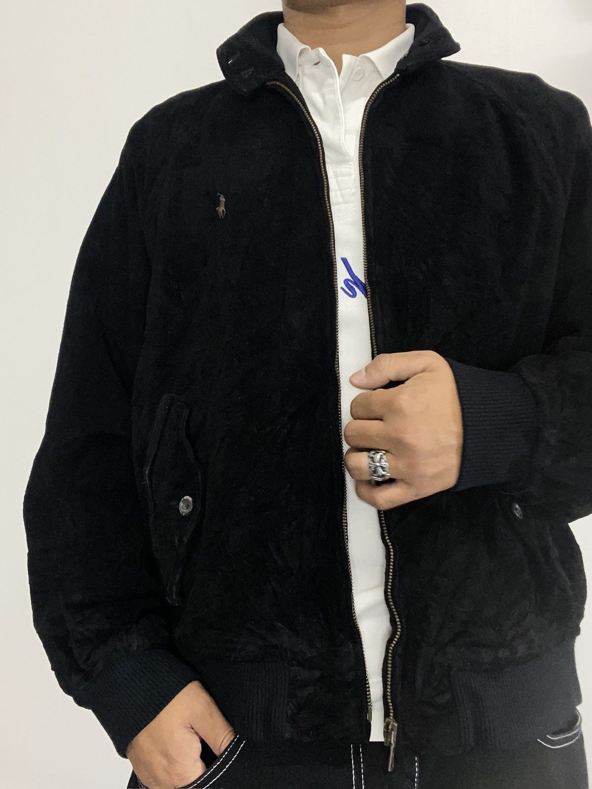 Polo Ralph Lauren Ralph Lauren Polo Mens Leather Suede Jacket Black Size US L / EU 52-54 / 3 - 12 Thumbnail