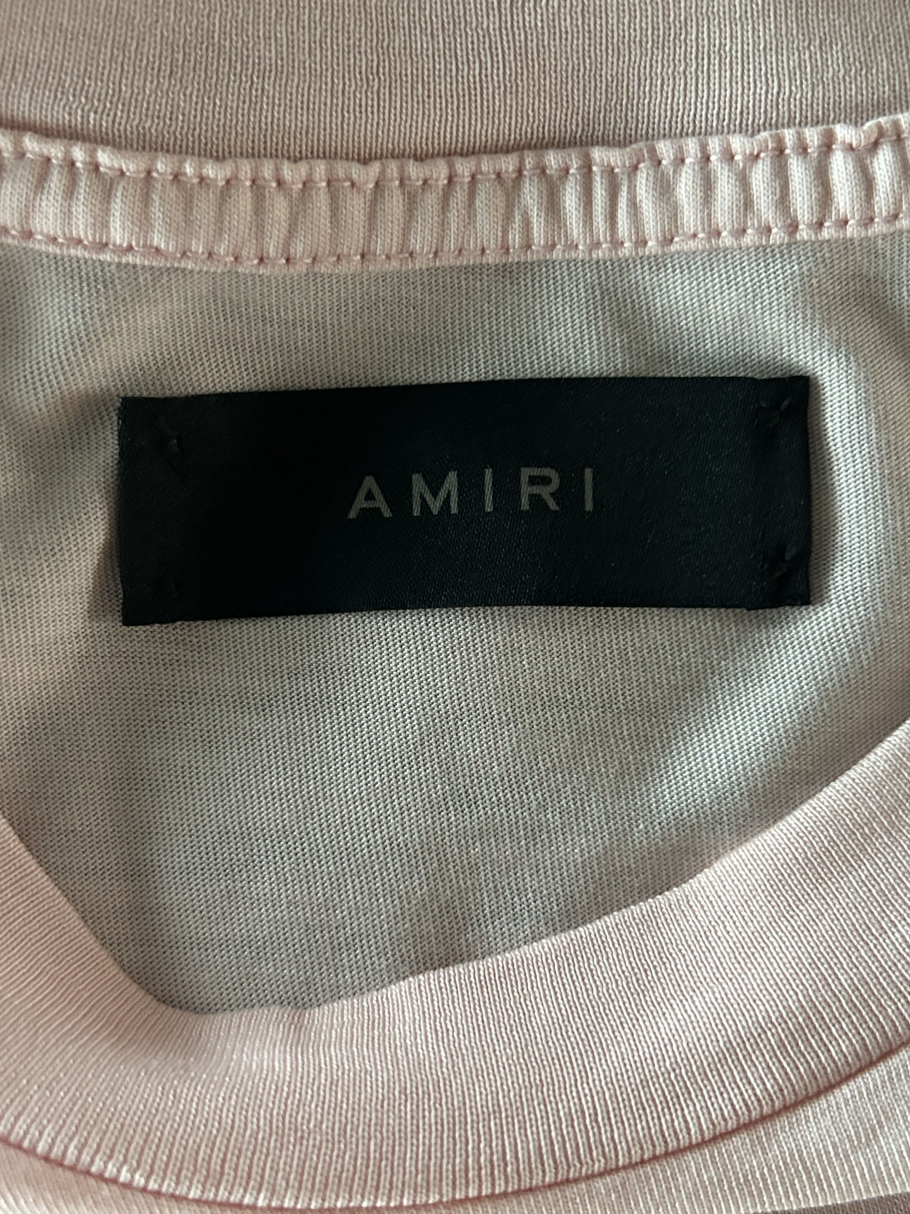 Amiri Amiri Pink & White MA Core Logo T-Shirt Size US XXL / EU 58 / 5 - 3 Thumbnail