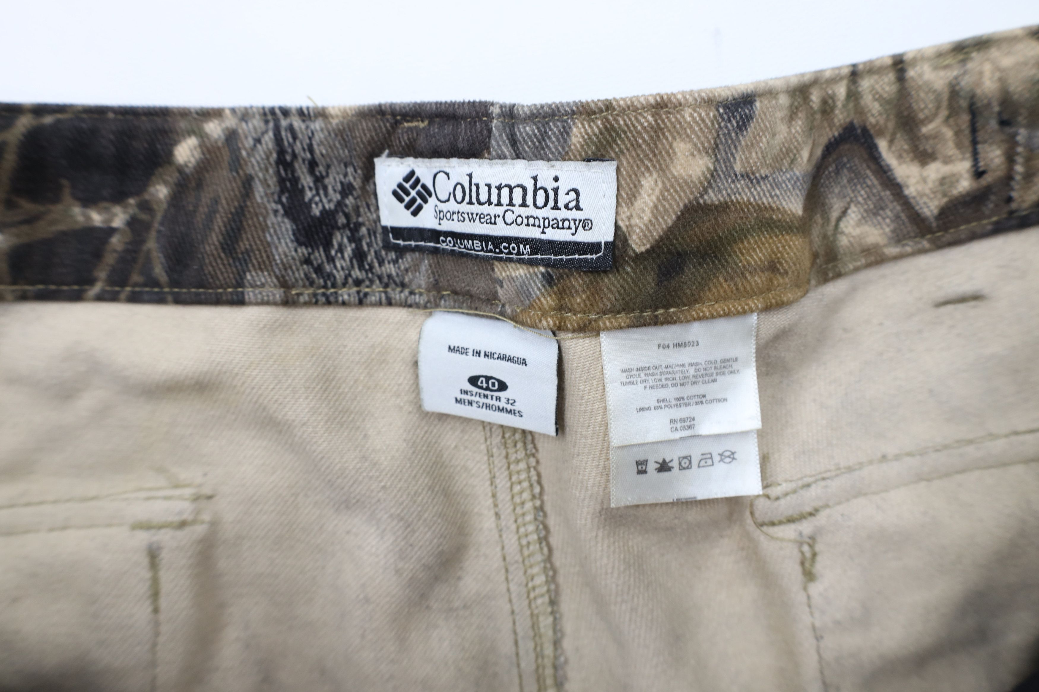 Columbia × Vintage Vintage Columbia Mossy Oak Camouflage Wide Leg Cargo Pants Size US 40 / EU 56 - 6 Thumbnail