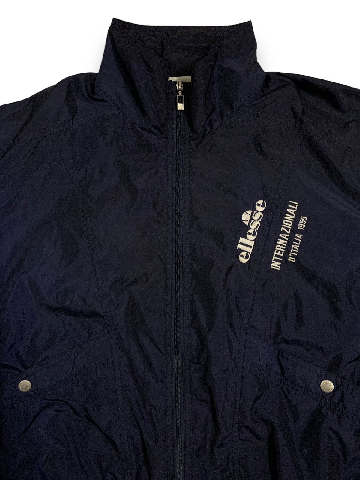 Ellesse Vintage Ellesse D’ Italia Embroidered Bomber Jacket Size US L / EU 52-54 / 3 - 4 Thumbnail