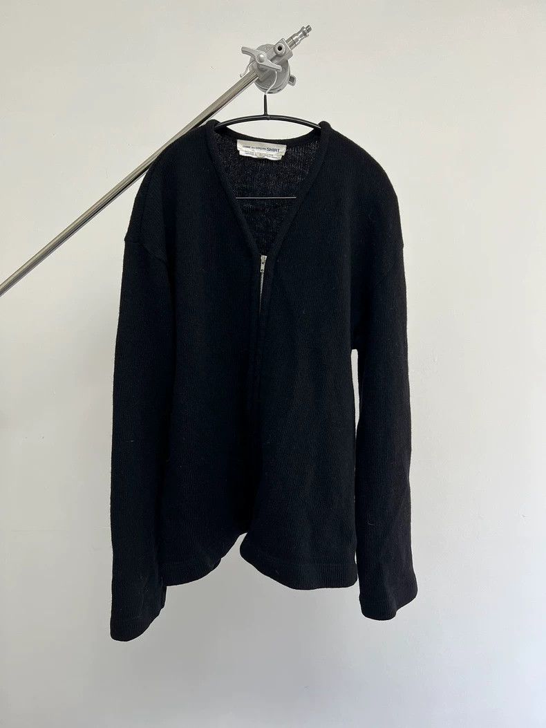 Comme des Garcons comme des garcons black wool cardigan-dmc Size US L / EU 52-54 / 3 - 1 Thumbnail