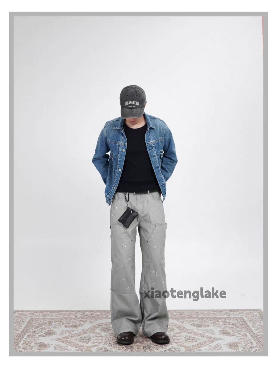 Vintage ltx utility loose baggy skate hiphop paint carpenter pants Size US 34 / EU 50 - 5 Thumbnail