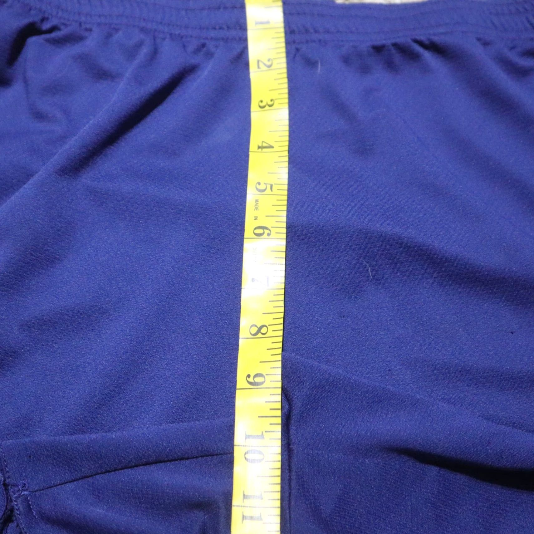 Adidas Adidas Shorts Blue Polyester Drawstring Gym Running Jogging Women's L Large Size 36" / US 14 / IT 50 - 4 Thumbnail