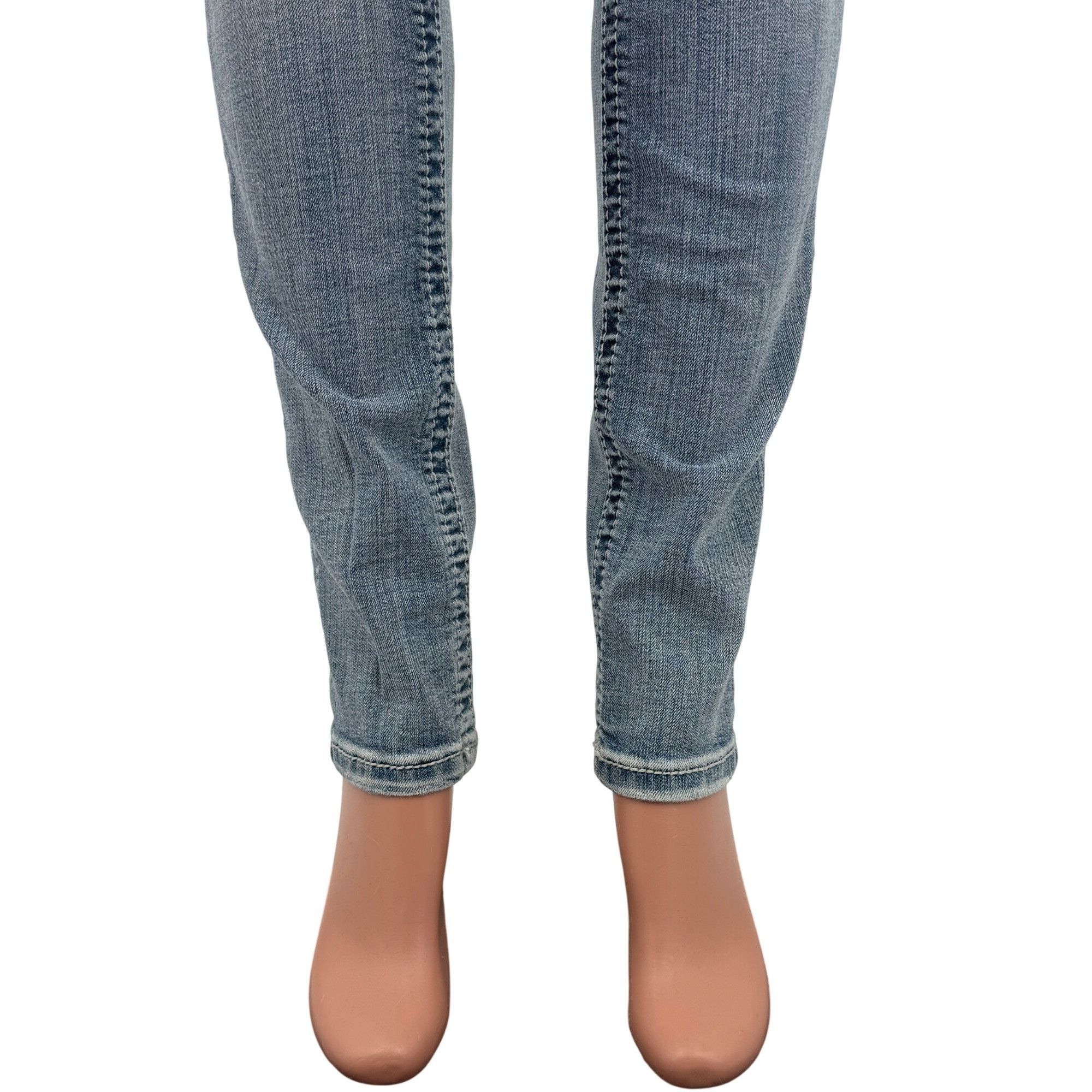 Miss Me Miss Me Rhinestone Wing Distressed Skinny Jeans | McBling Y2 Size 28" / US 6 / IT 42 - 9 Thumbnail