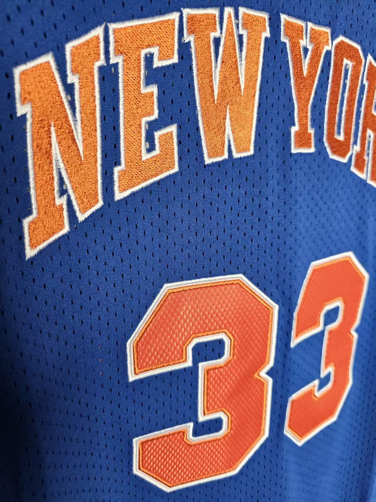 NBA New York Knicks #33 Patrick Ewing Jersey Double Stitched Size US M / EU 48-50 / 2 - 3 Thumbnail