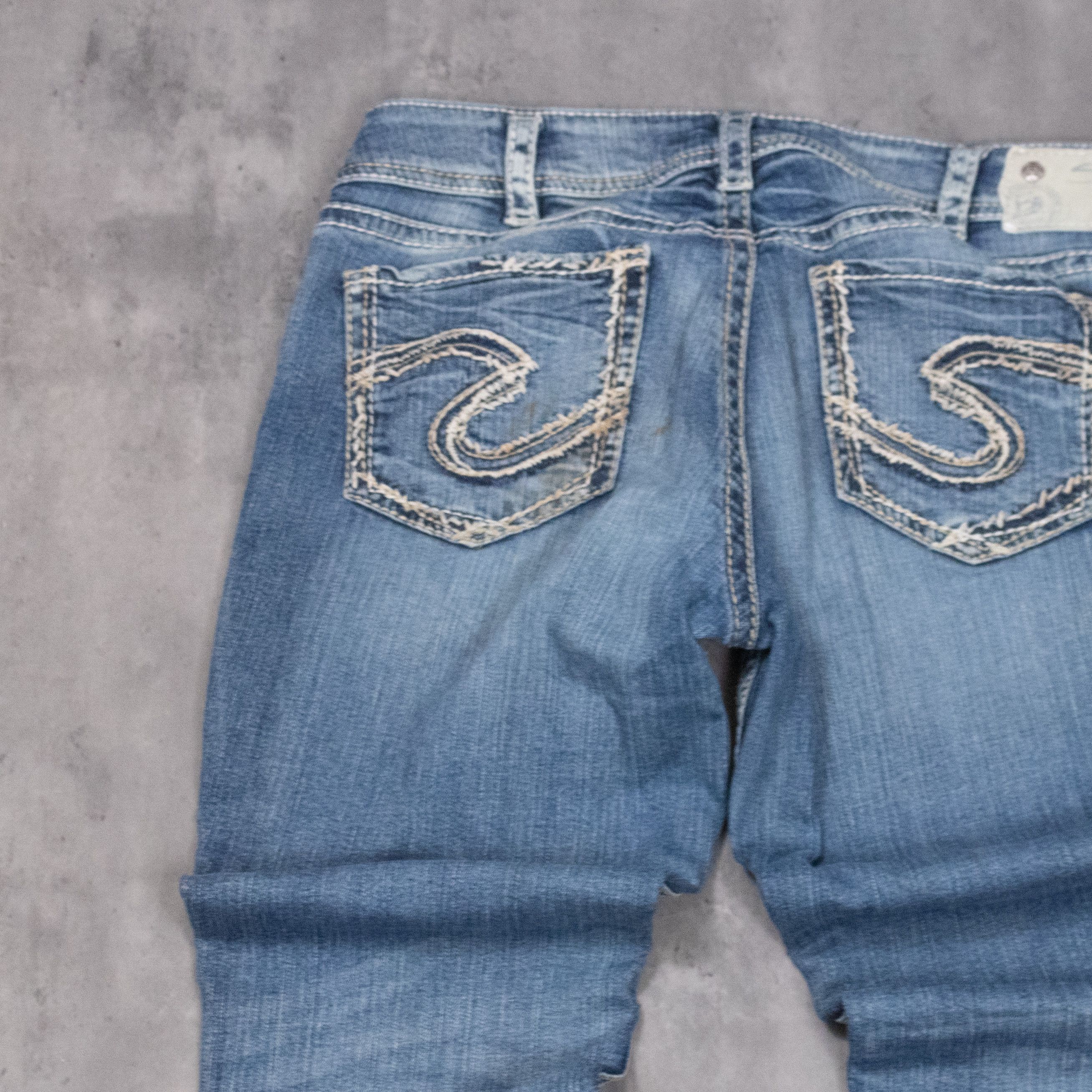 Silver Jeans Co. Y2K Silver Jeans Co Zac Bootcut Low Rise Denim Size US 35 - 14 Thumbnail