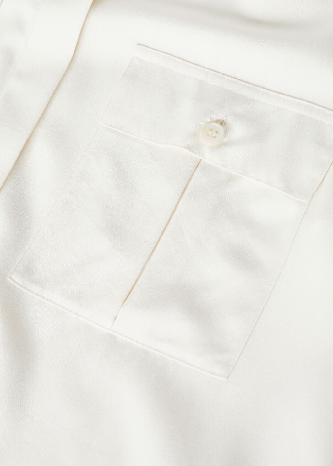 Loro Piana o1srvl11e0825 FAO4063 Cinzia Shirt in White Size M / US 6-8 / IT 42-44 - 7 Thumbnail