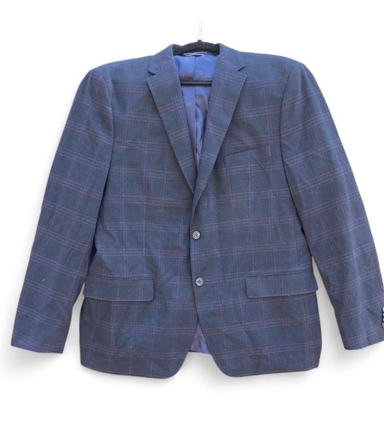 Tommy Hilfiger Tommy Hilfiger Windowpane Check Blazer Size 42R - 1 Thumbnail