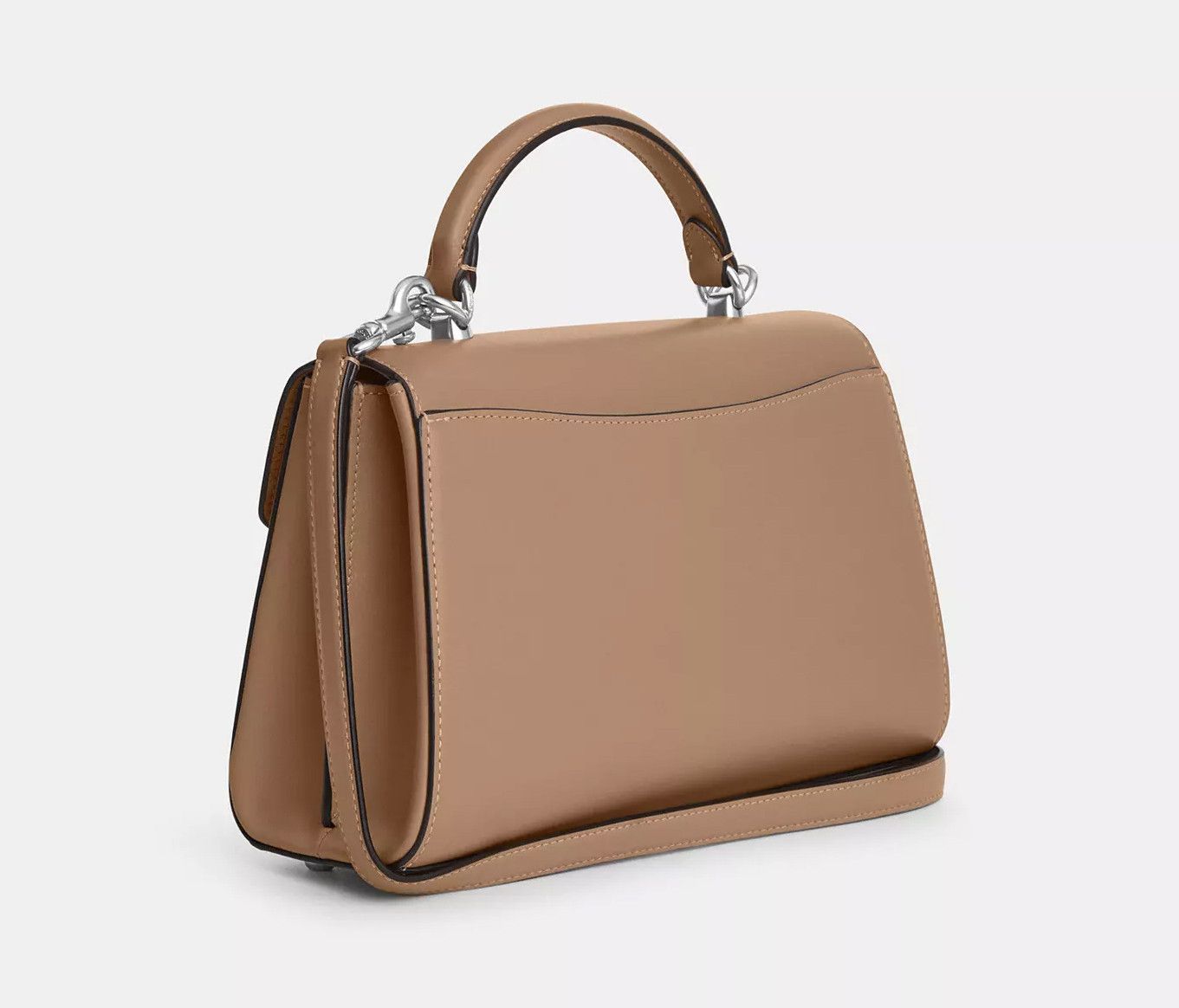 Coach Eliza Top Handle Silver/Taupe CP006 Size ONE SIZE - 9 Thumbnail