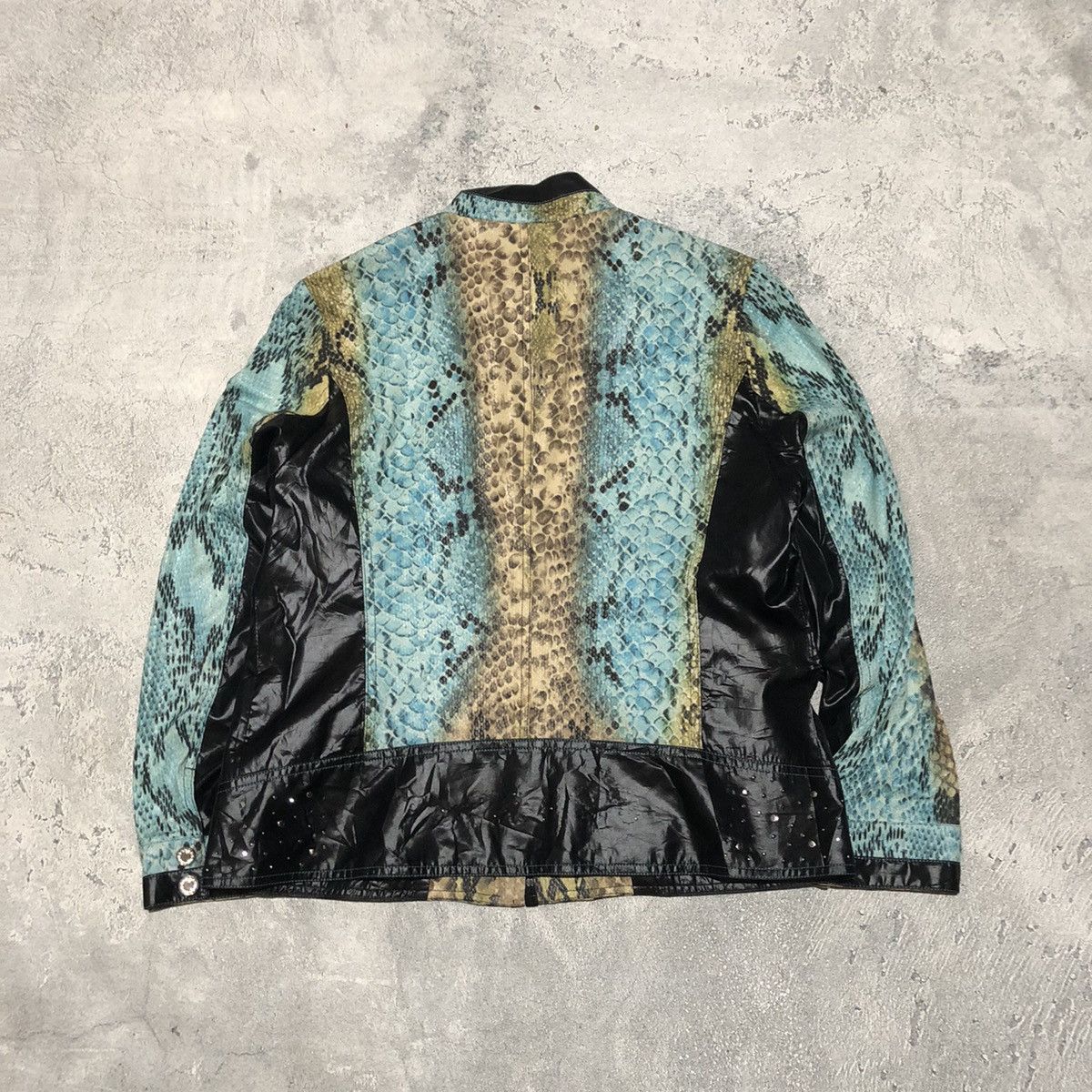 Japanese Brand Snake Print Jacket By Target LGB Style Size US S / EU 44-46 / 1 - 2 Thumbnail