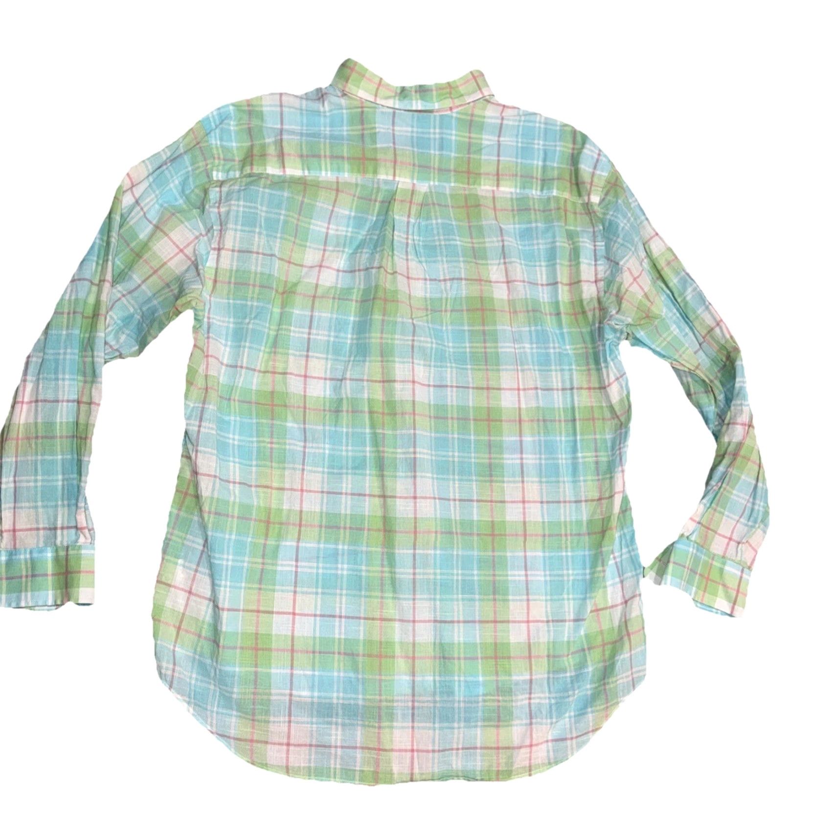 Vineyard Vines Vineyard Vines Tucker Shirt Men’s Large Blue Green Plaid Cotton Button-Up Shirt Men Large Blues Green Plaid Cotton Button-Up with Logo Pocket Size US L / EU 52-54 / 3 - 2 Thumbnail