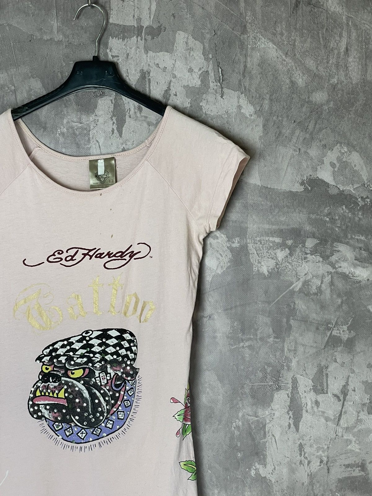 Ed Hardy × Vintage Vintage Don Ed Hardy Y2k Tattoo Print Tank Top Made In USA Size XL / US 12-14 / IT 48-50 - 3 Thumbnail
